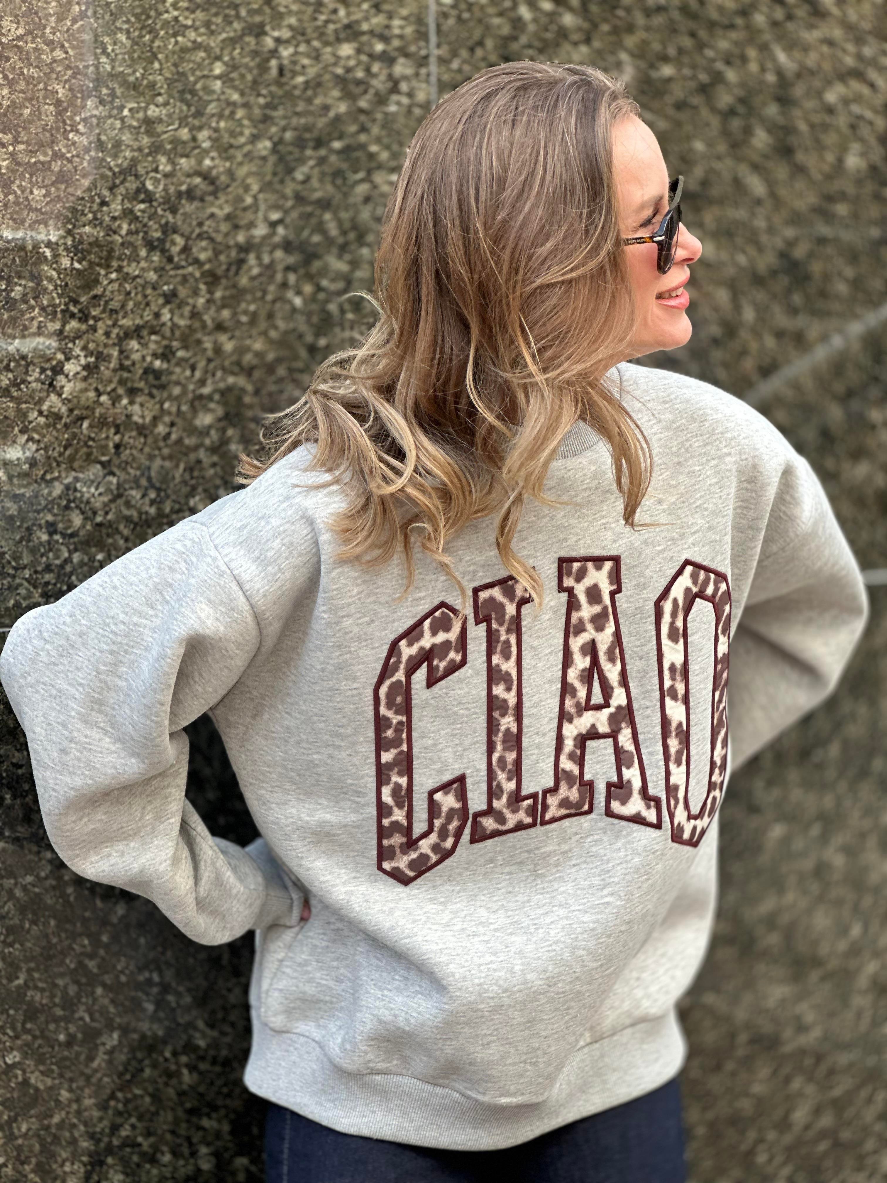 0855 CIAO YAZILI SWEAT