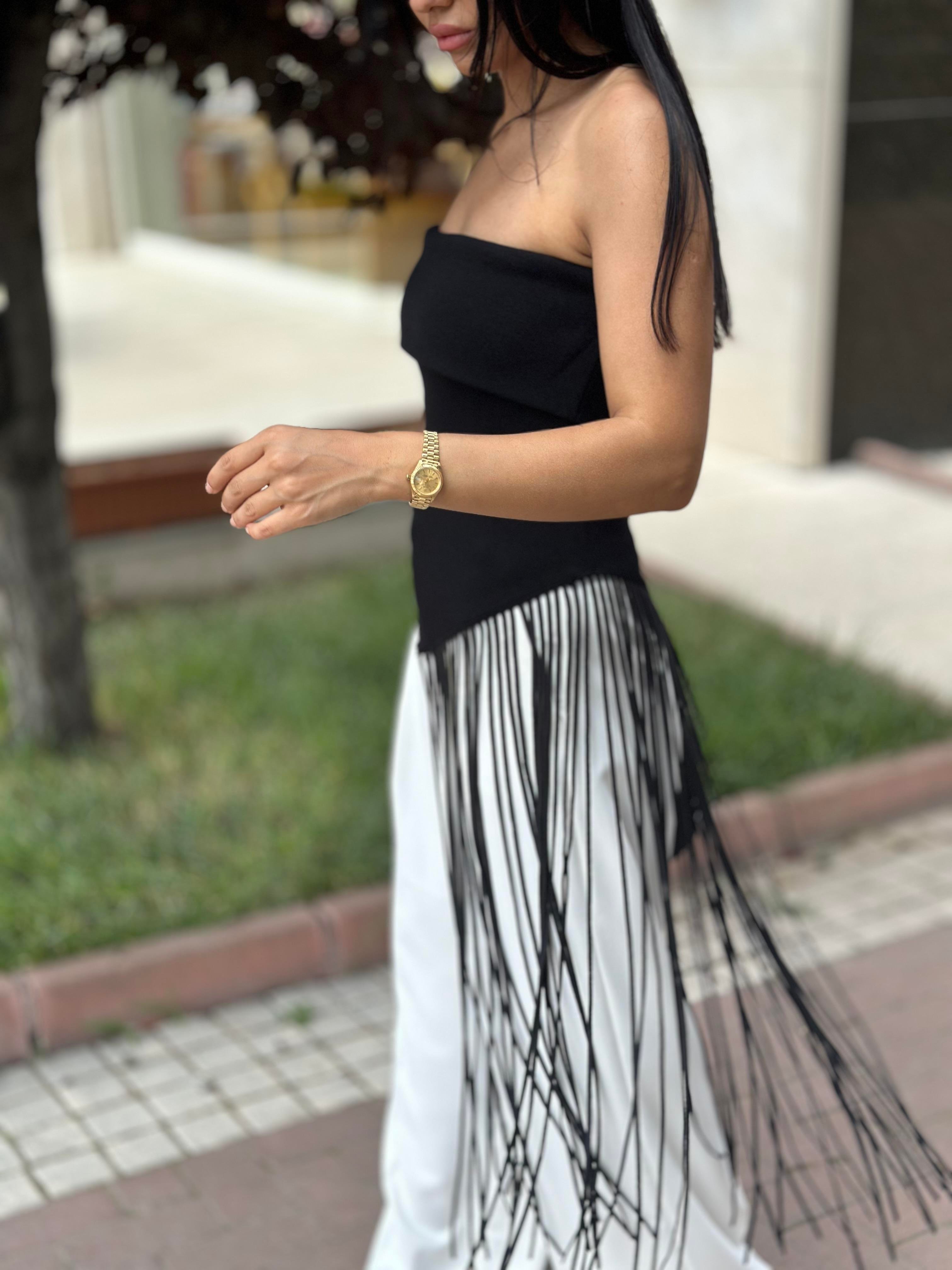 10586 STRAPLEZ VEREV PUSKULLU TRIKO TOP