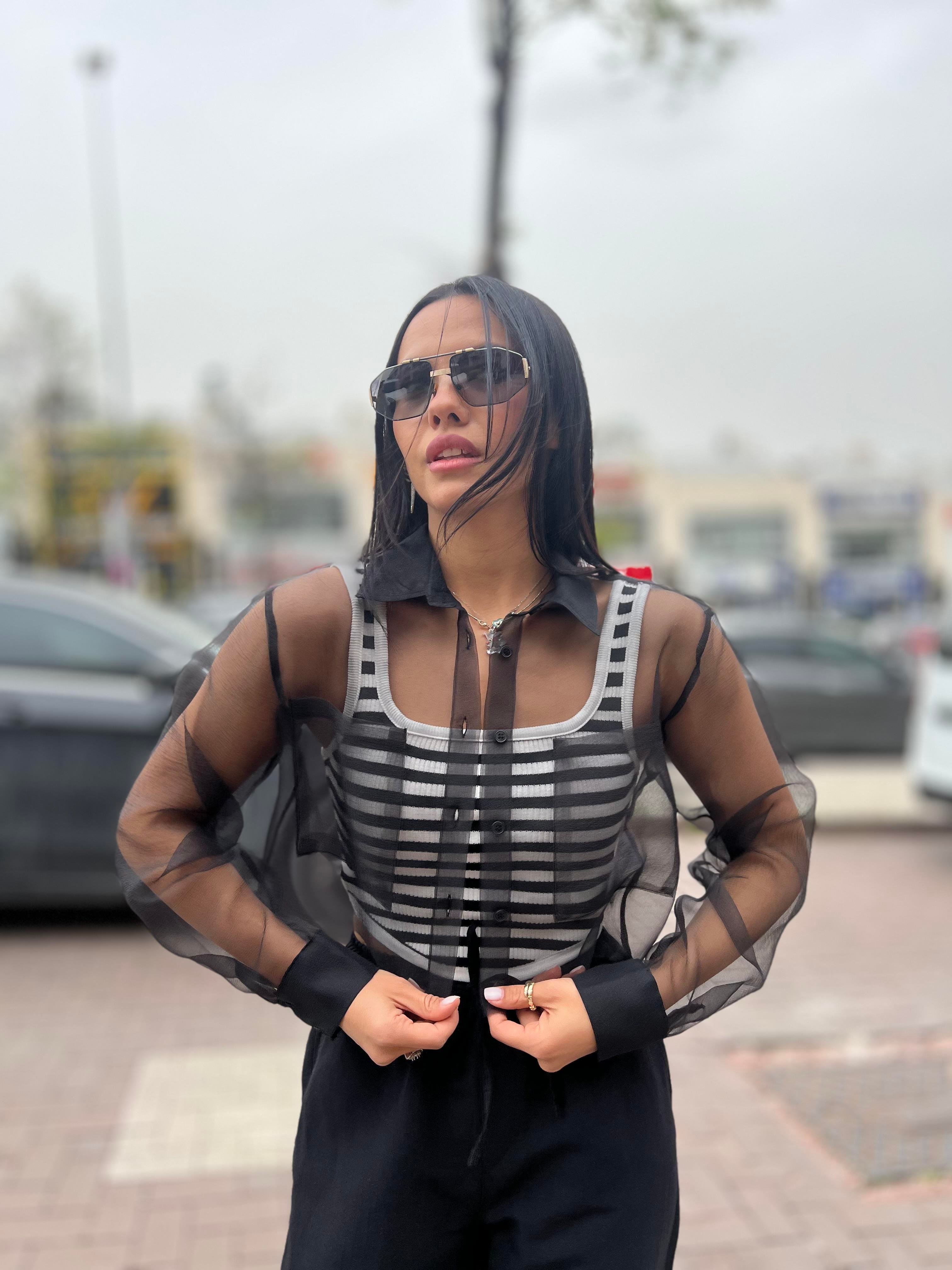 11645 ORGANZE GOMLEK