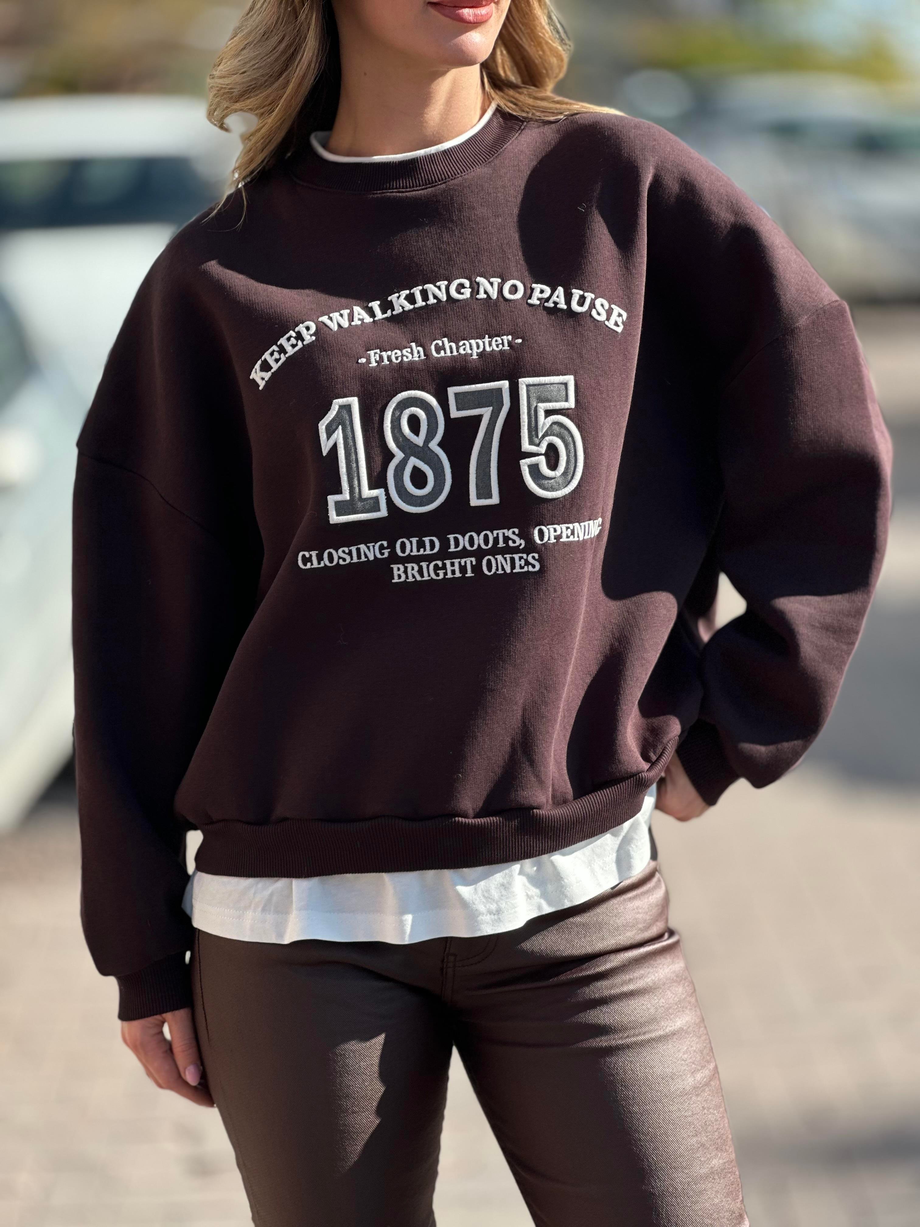 1241 1875 YAZILI SWEAT