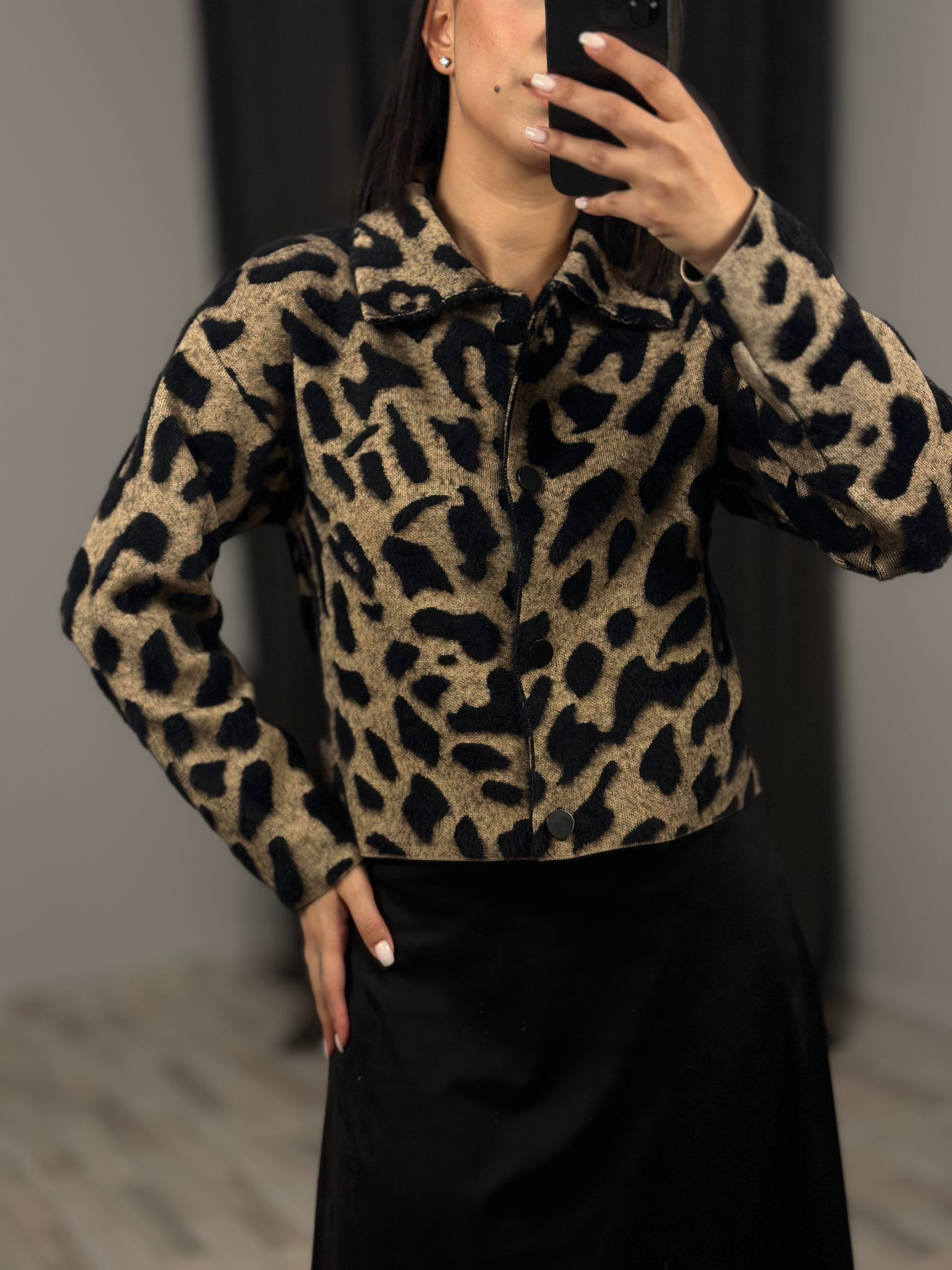 155 LEOPAR DESEN CEKET