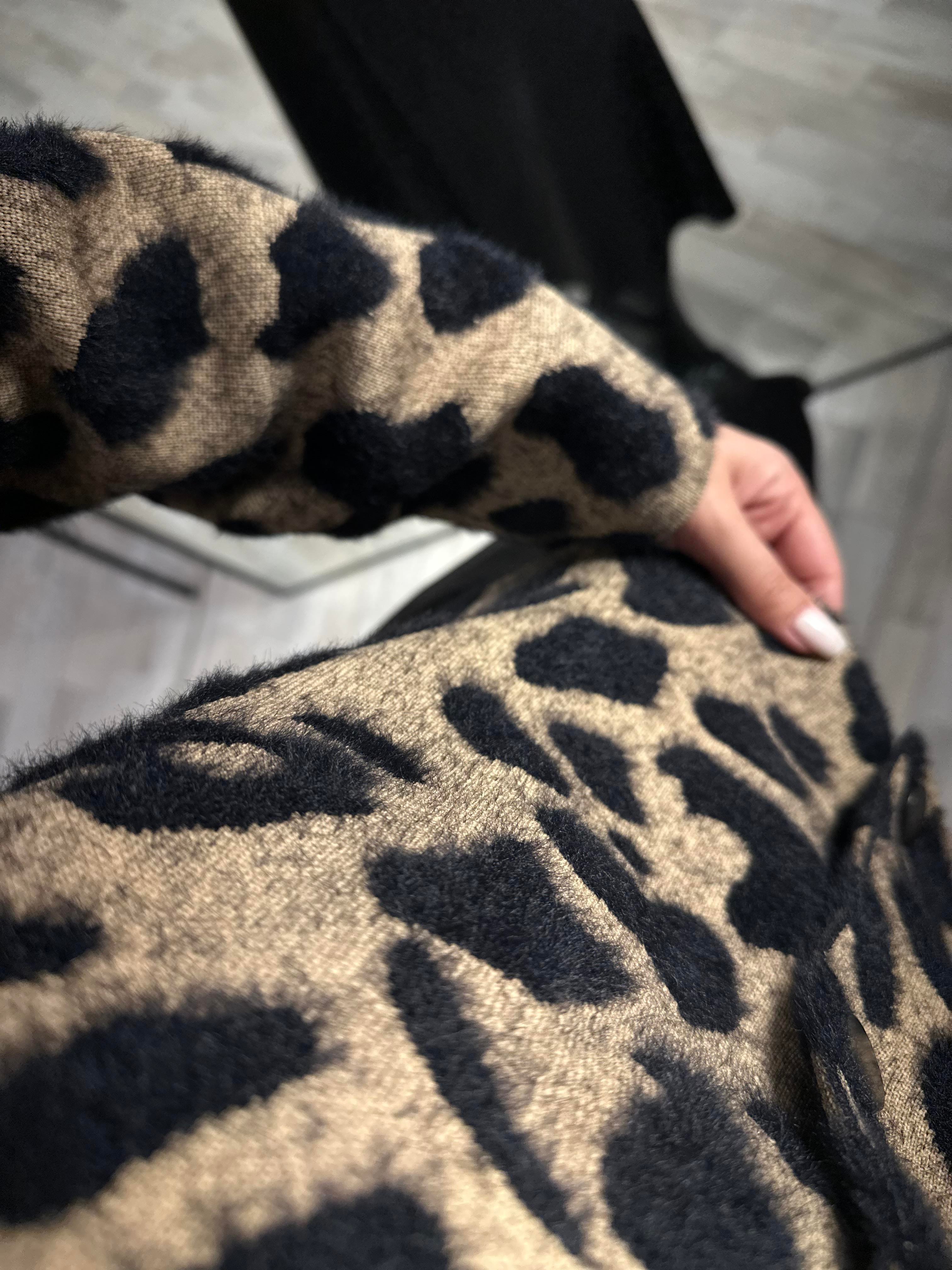 155 LEOPAR DESEN CEKET