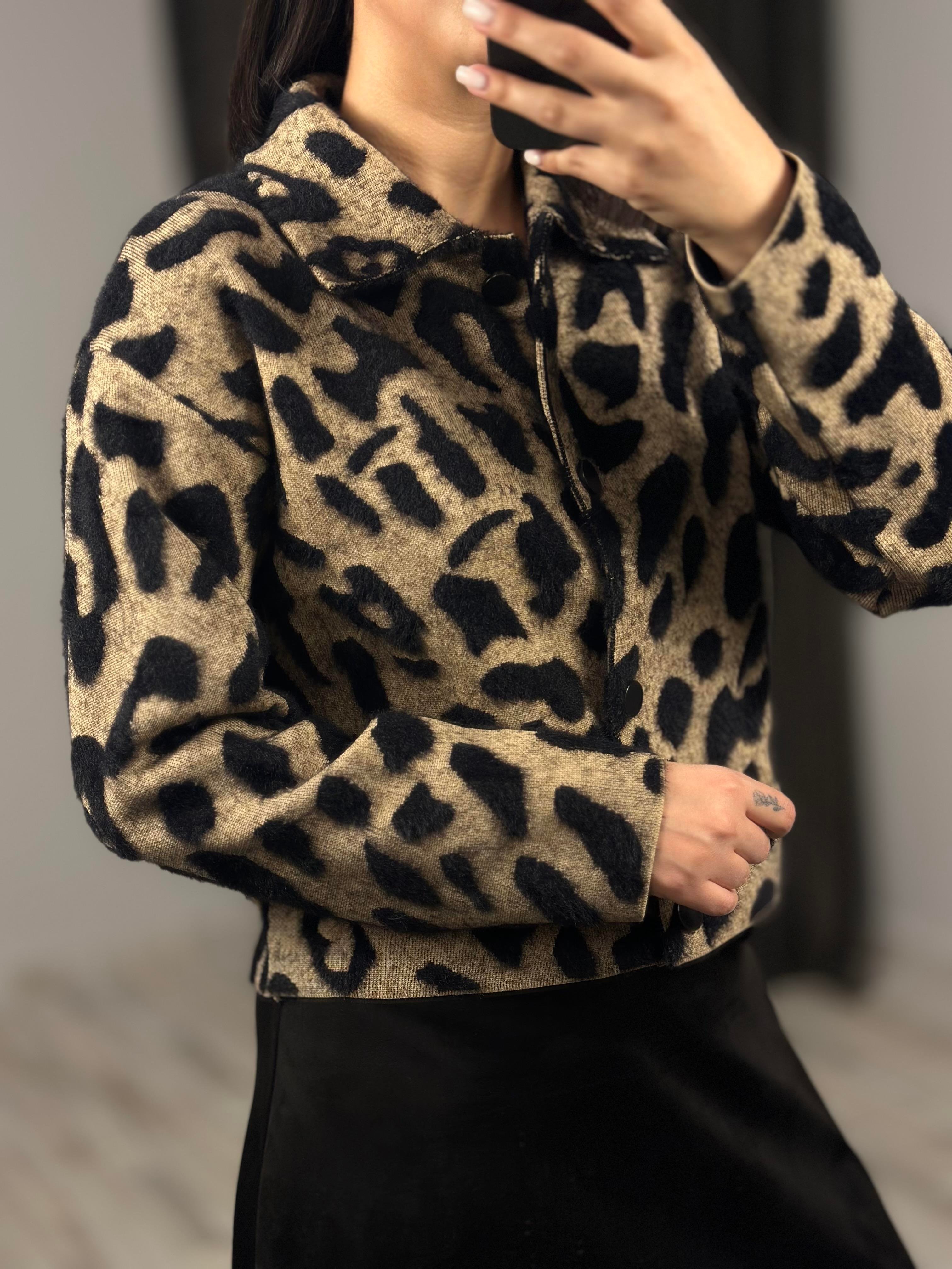 155 LEOPAR DESEN CEKET