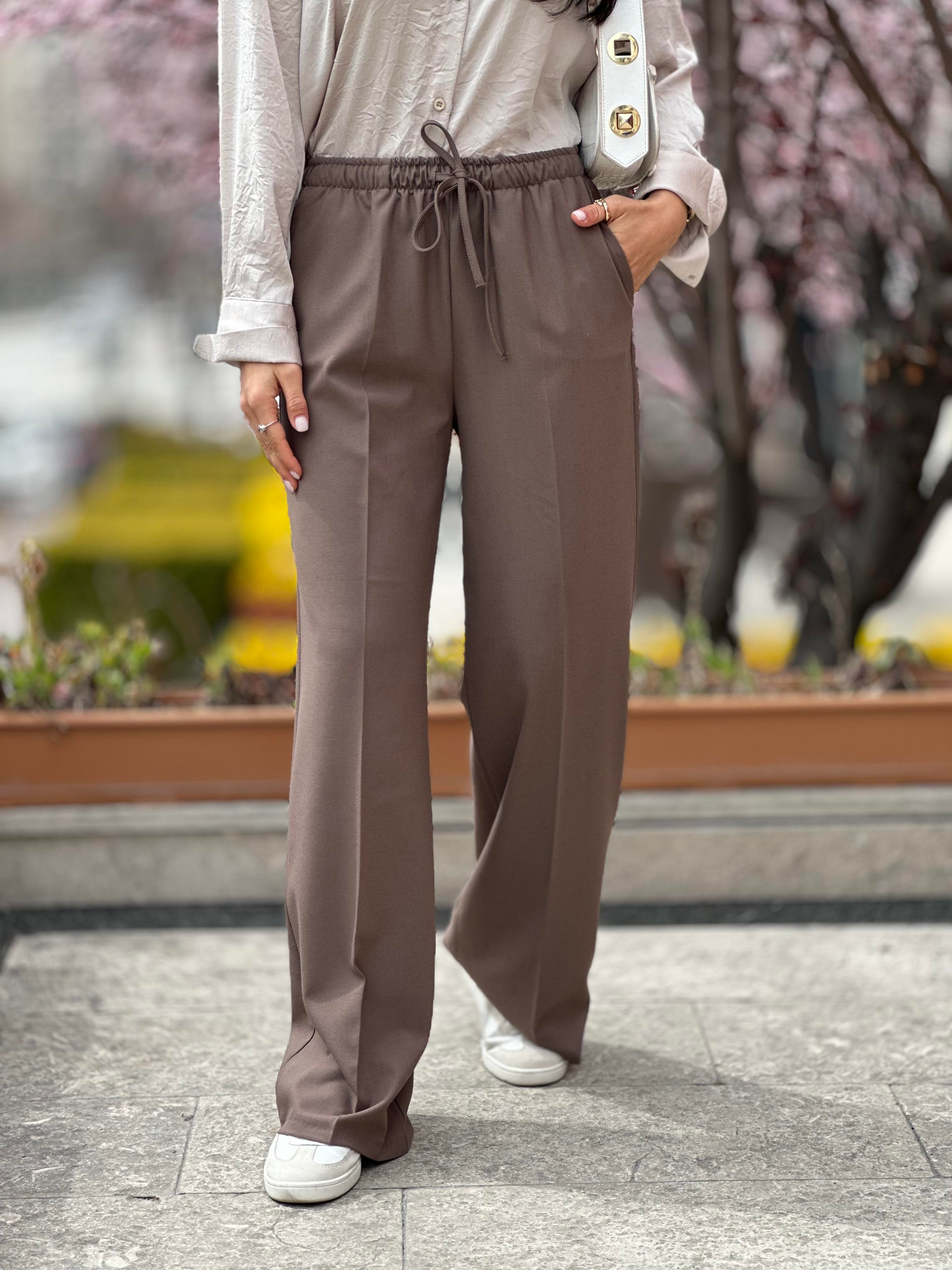 16054 BEL LASTIKLI PANTOLON