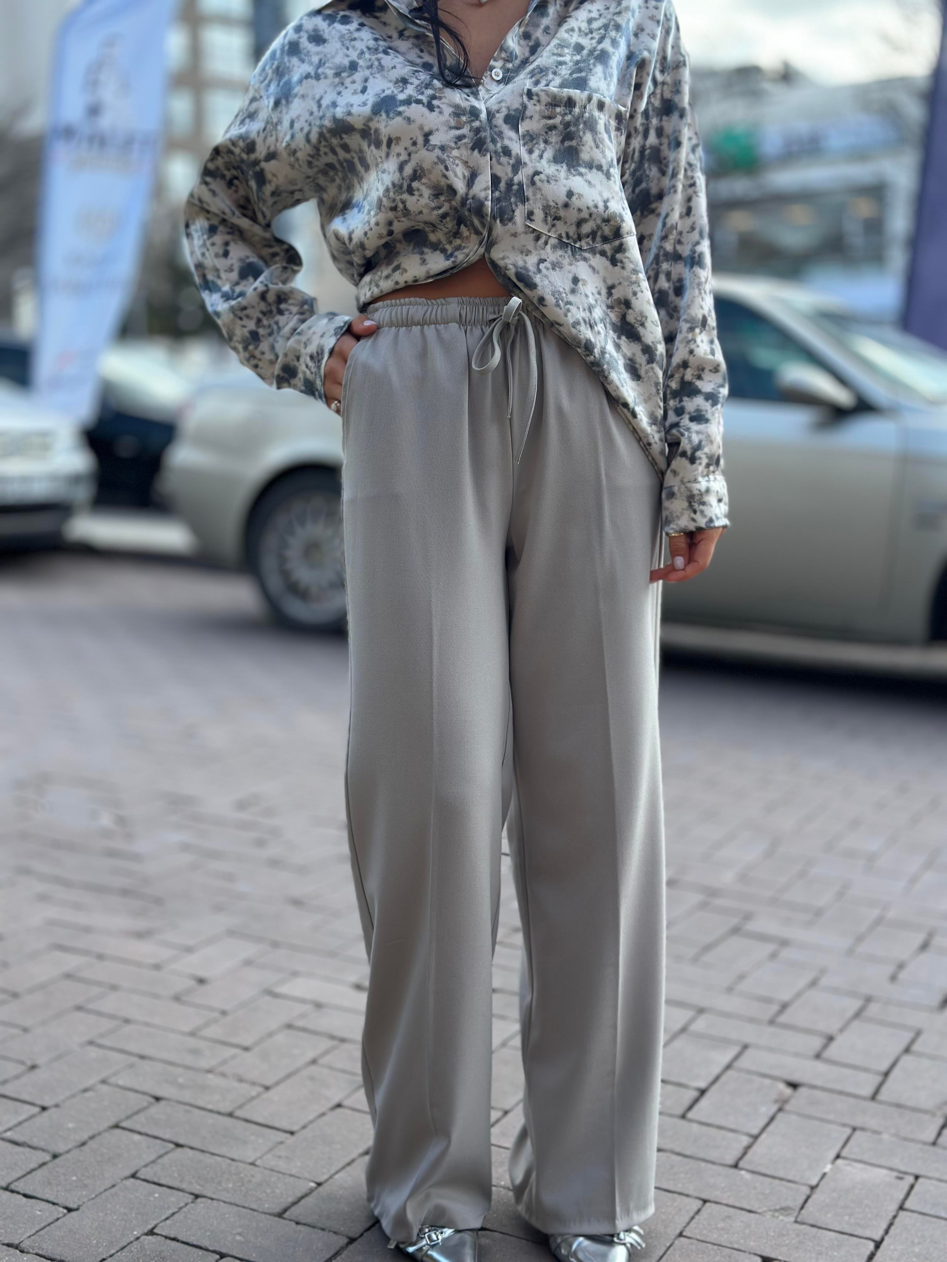 16054 BEL LASTIKLI PANTOLON
