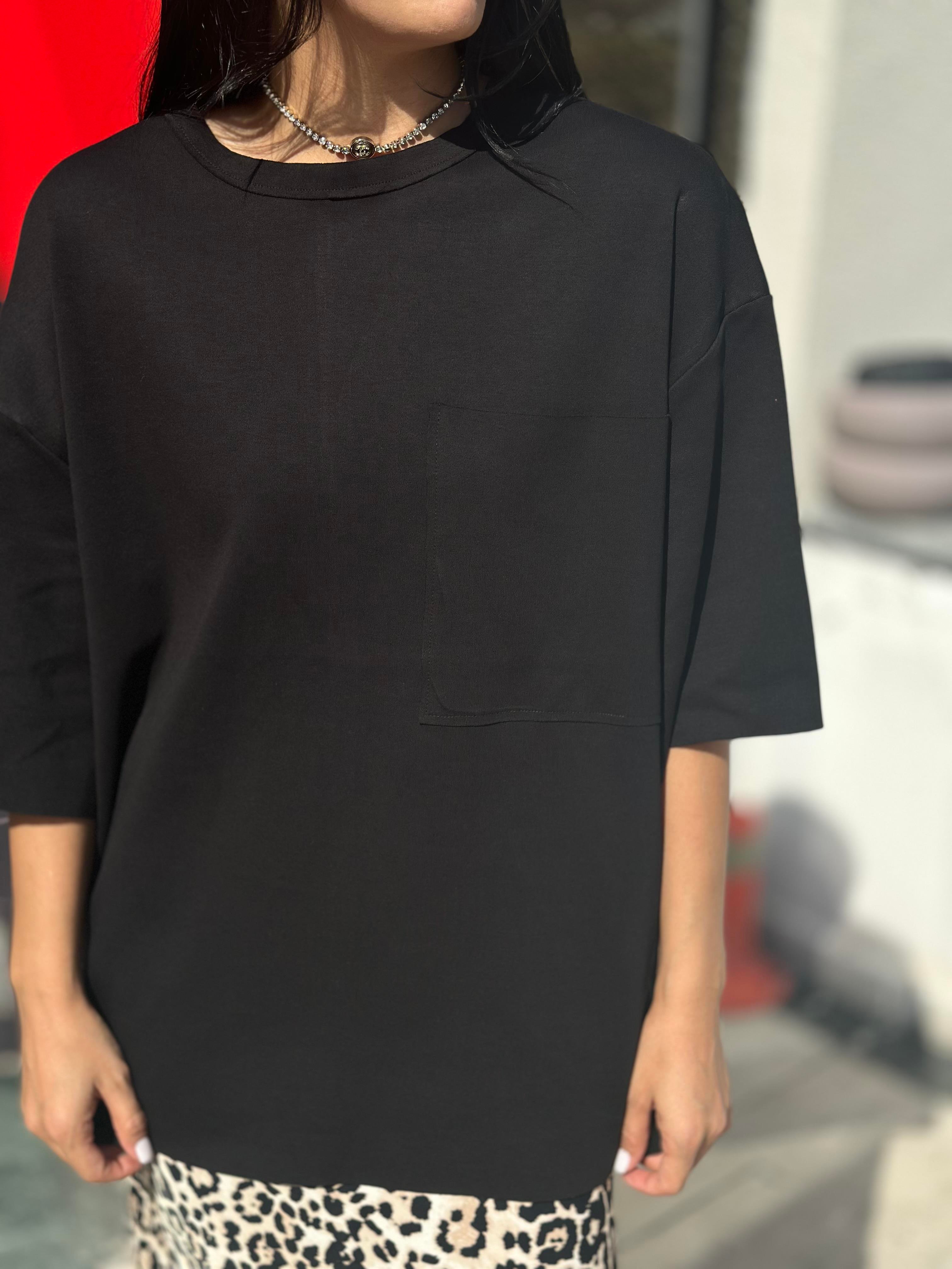 16073 ARKASI FERMUARLI TSHIRT