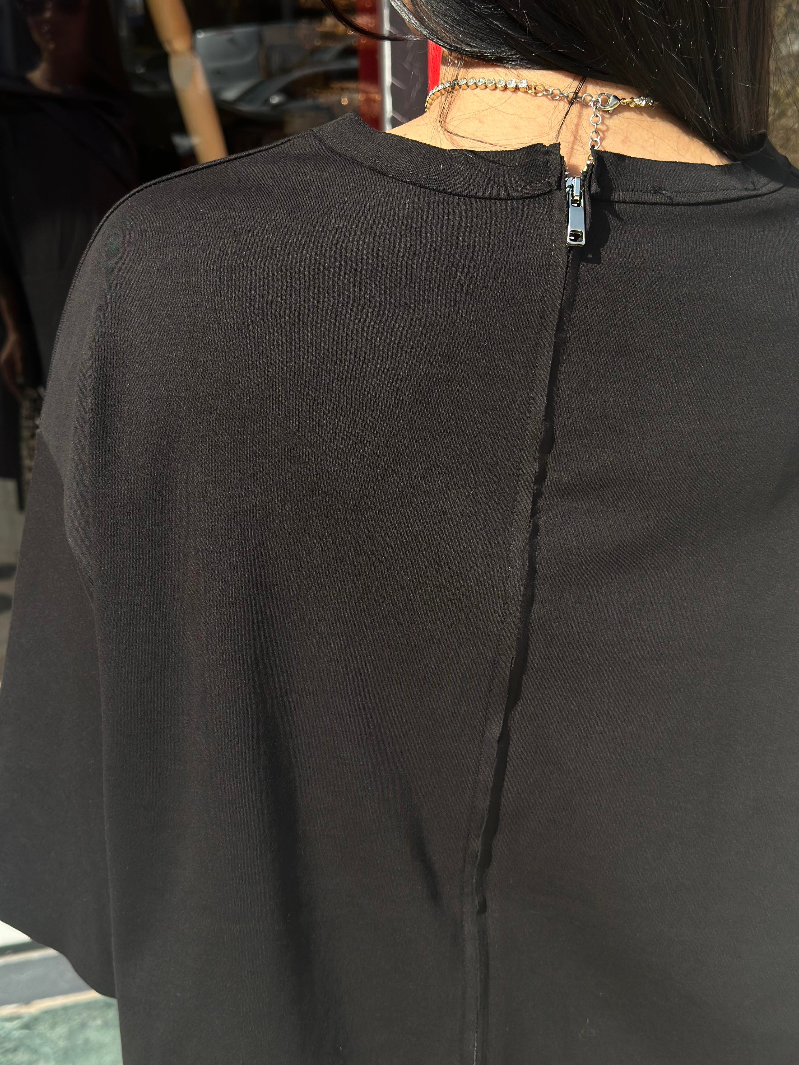 16073 ARKASI FERMUARLI TSHIRT