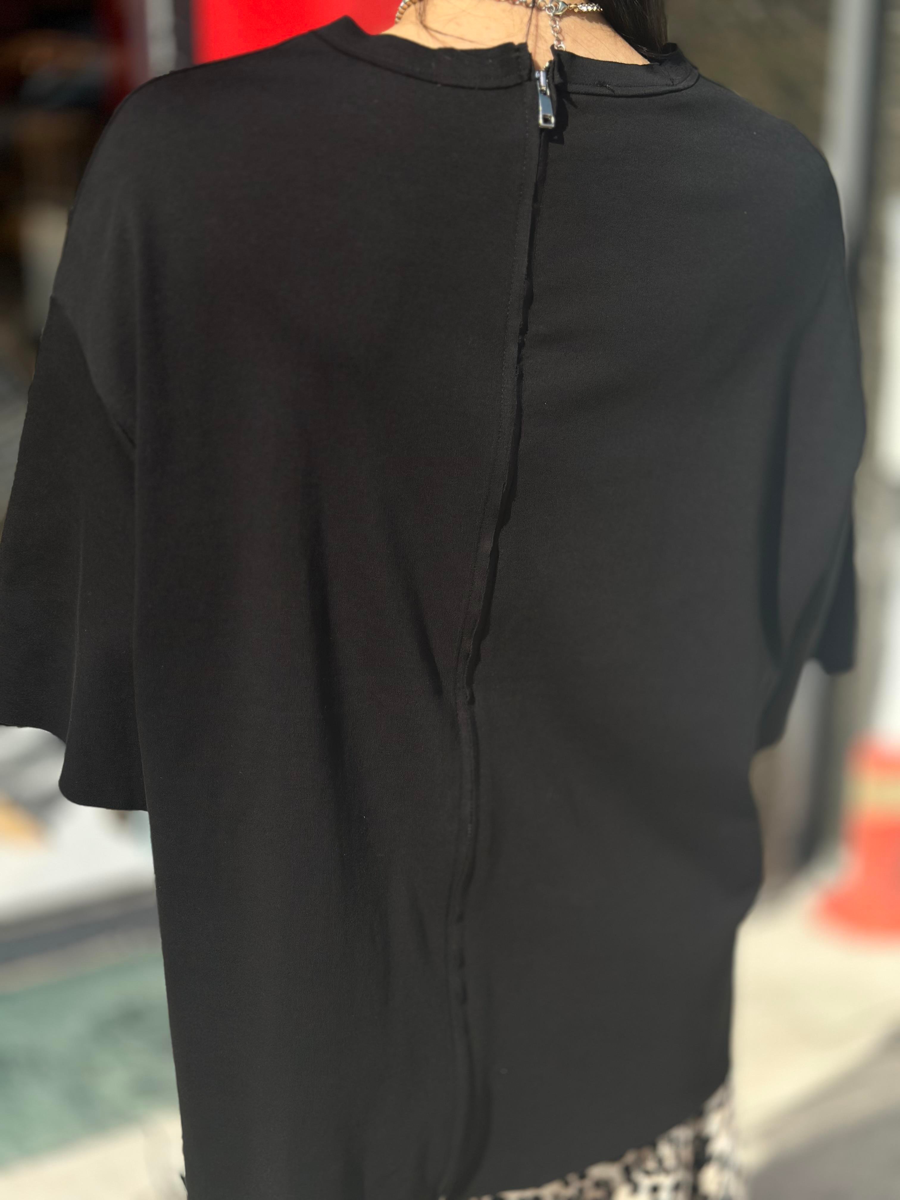 16073 ARKASI FERMUARLI TSHIRT