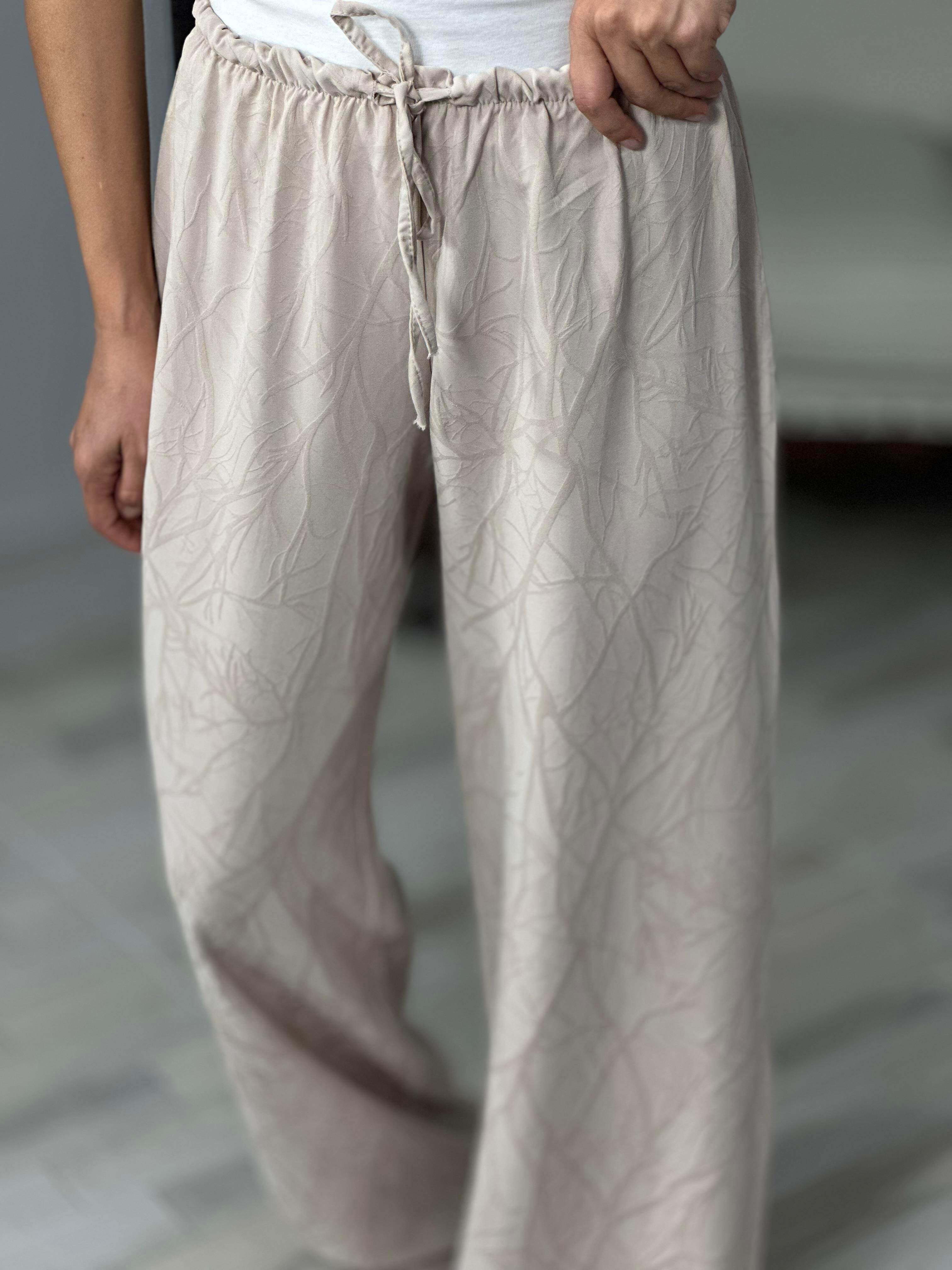 1615 VARAK BASKILI PANTOLON
