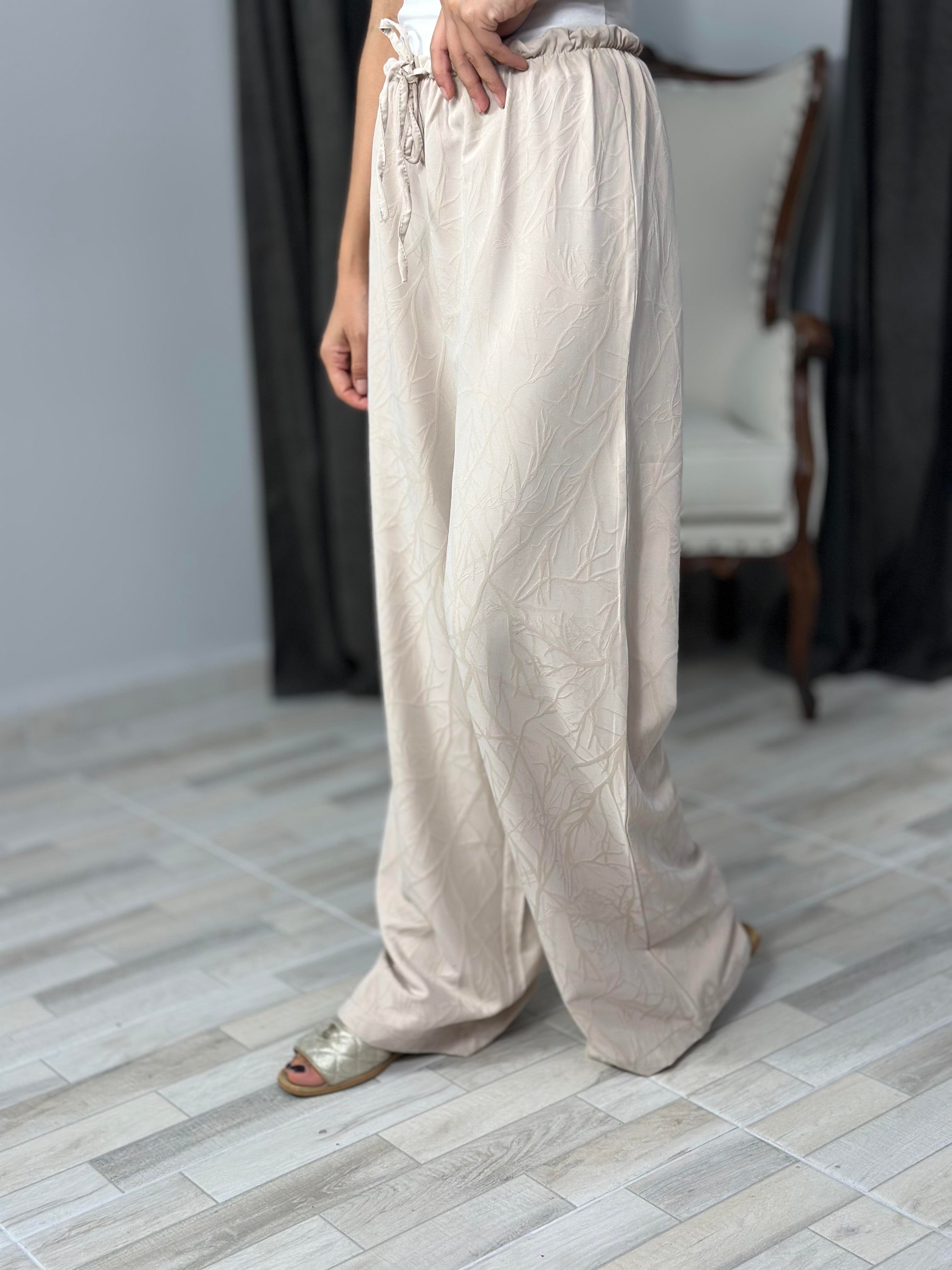 1615 VARAK BASKILI PANTOLON