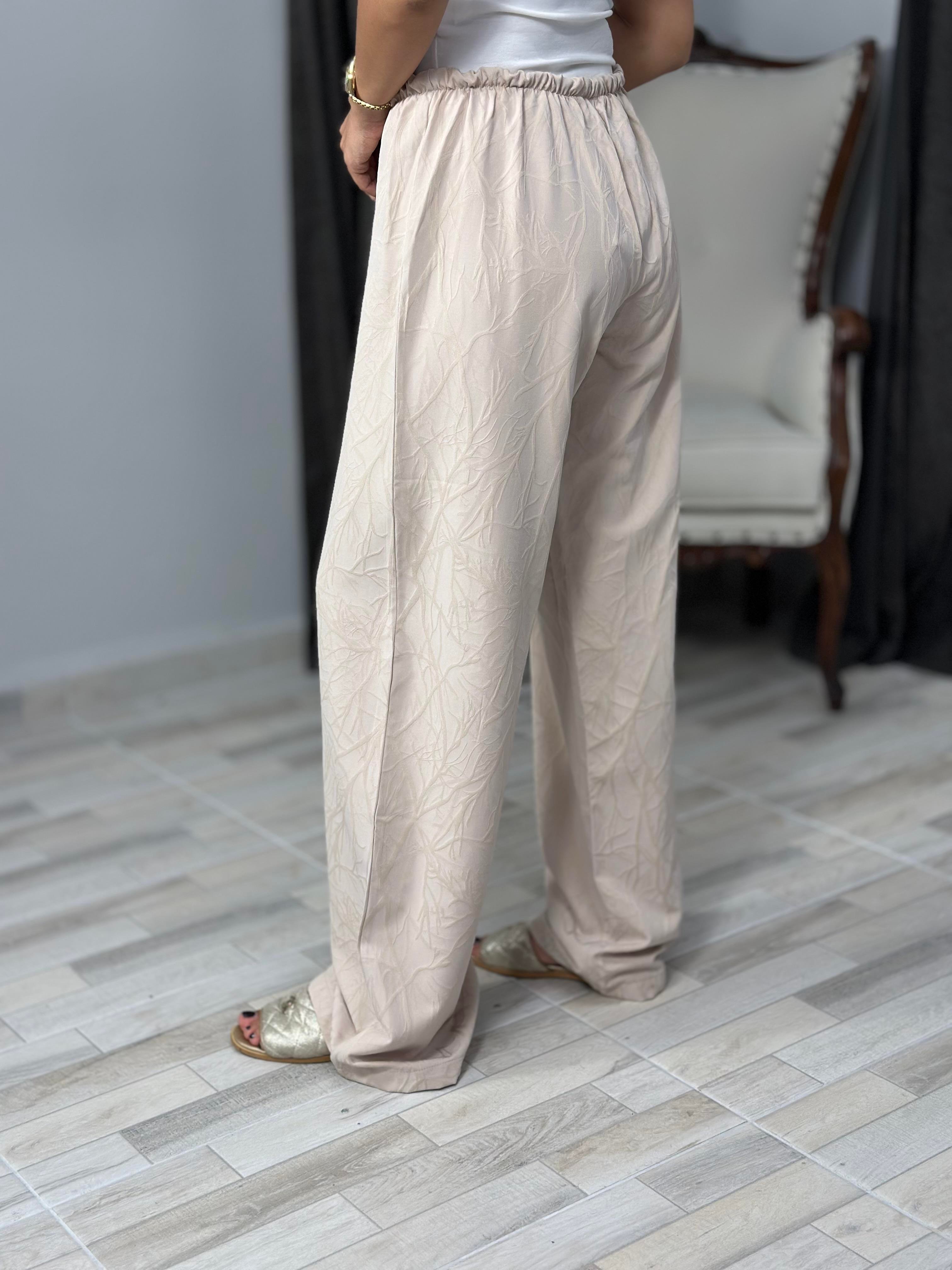 1615 VARAK BASKILI PANTOLON