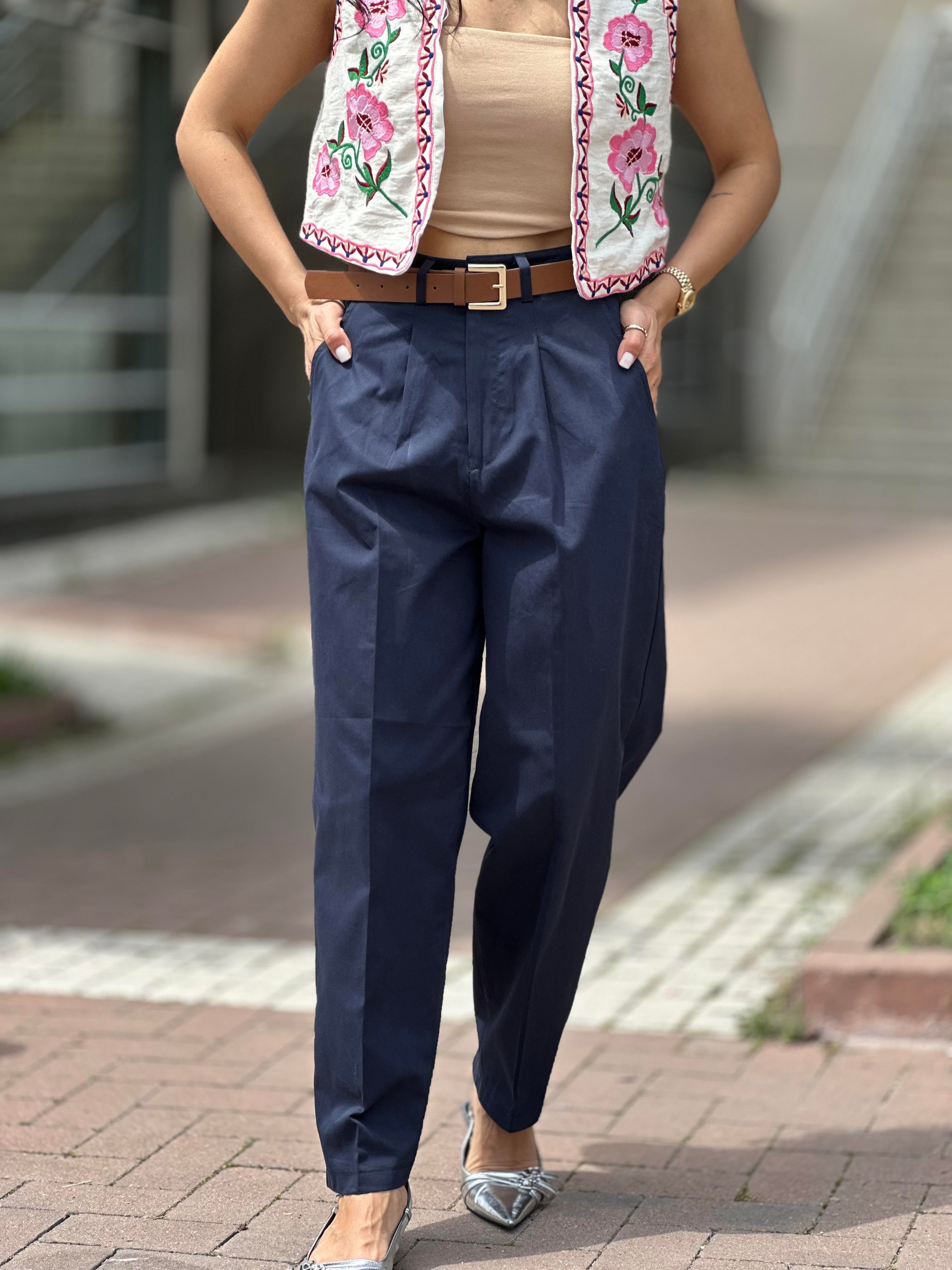 16182 KEMERLI PANTOLON