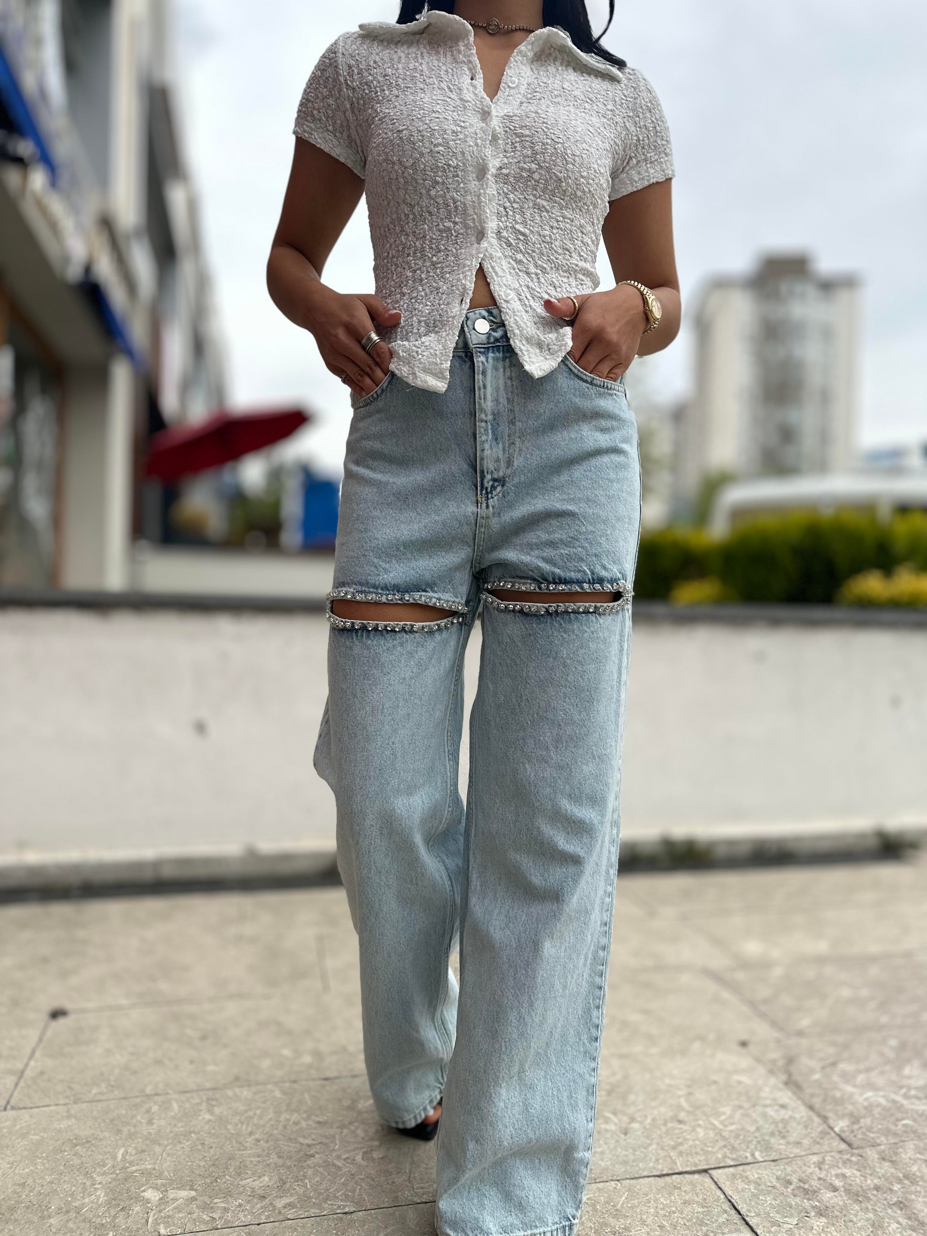 16265 DROPLU KOT PANTOLON