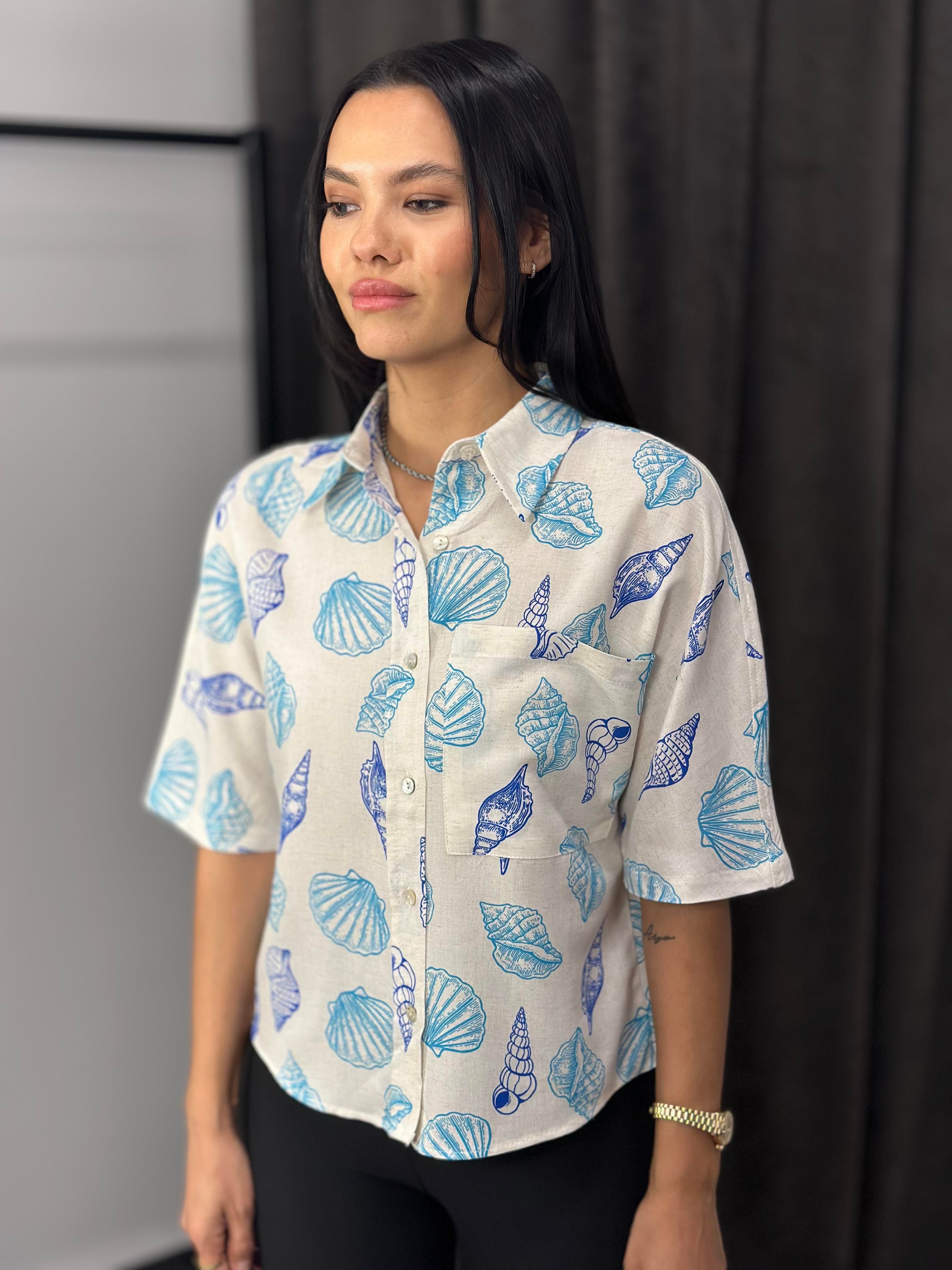 16277 DENIZ KABUKLU GOMLEK