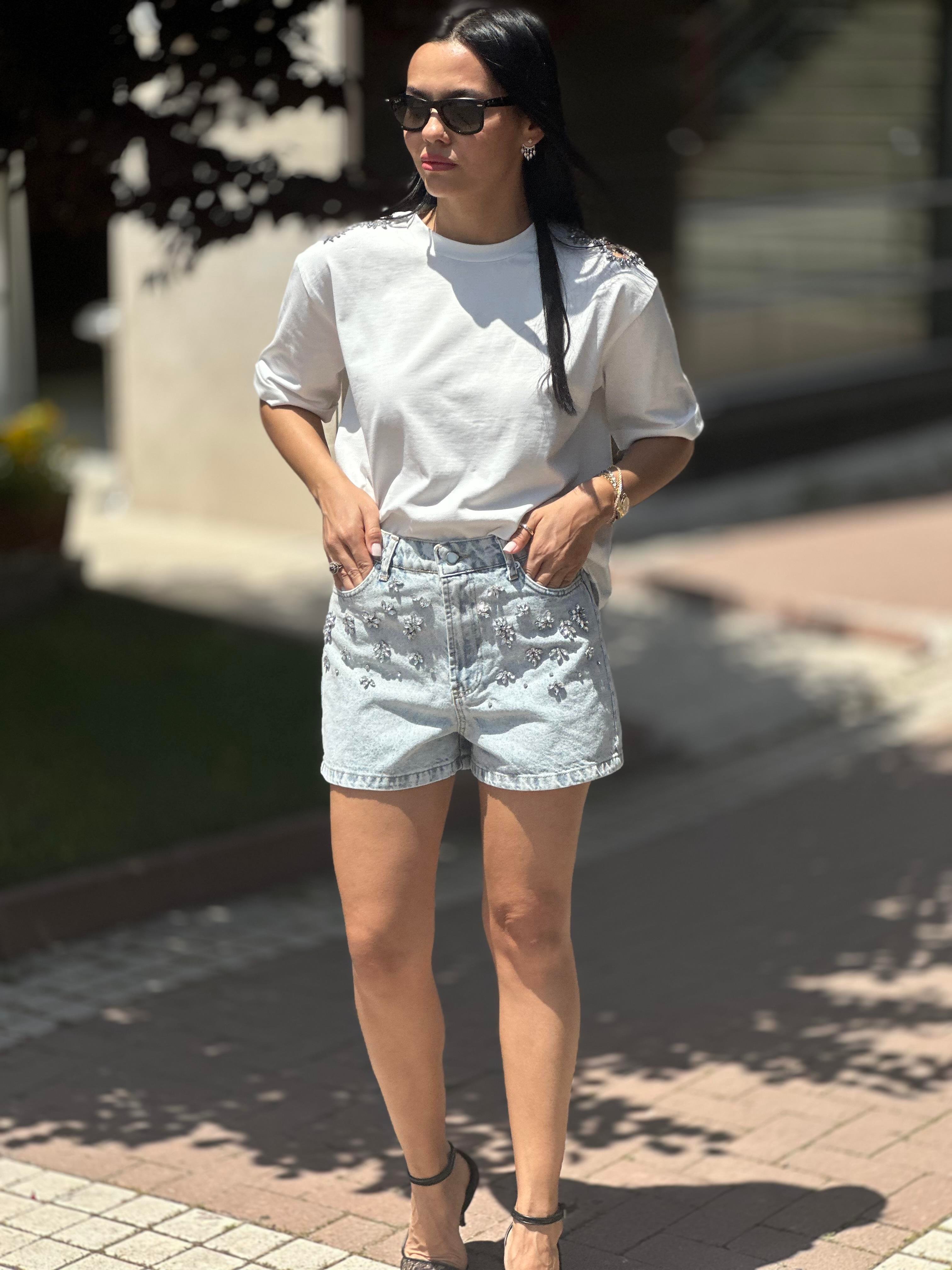 16289 TAS ISLEMELI KISA SORT