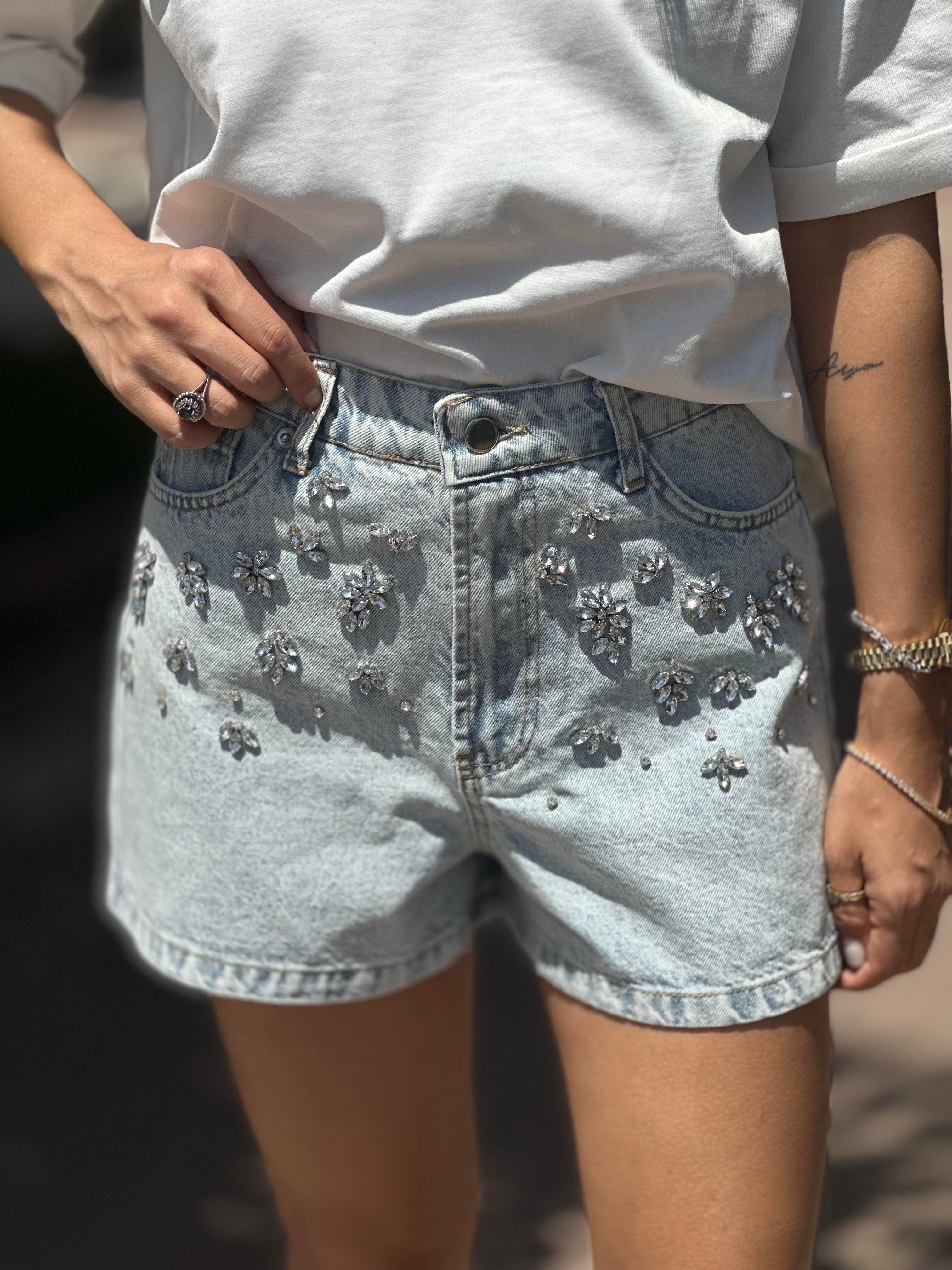 16289 TAS ISLEMELI KISA SORT