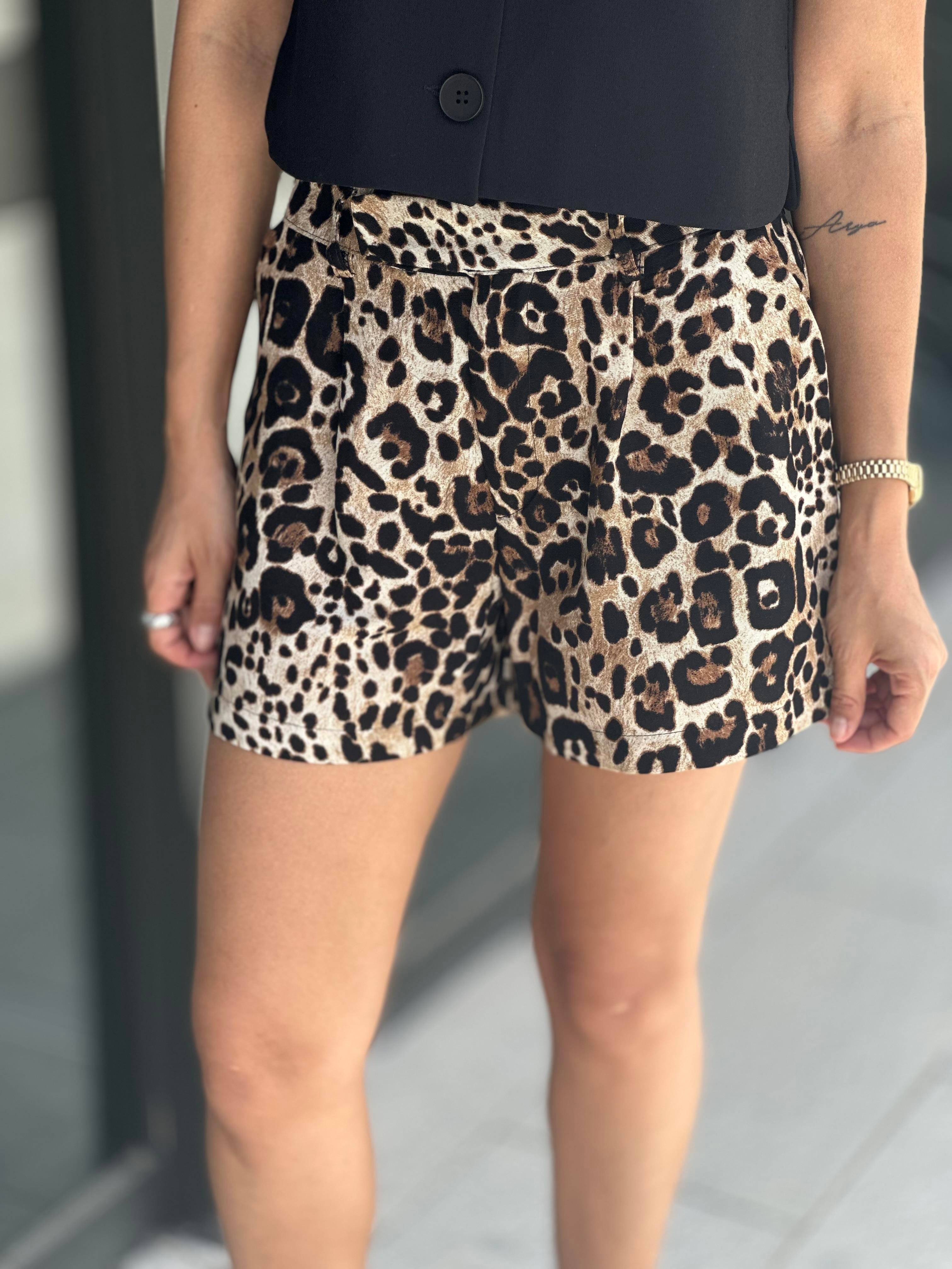 16431 LEOPAR DESEN CEPLI SORT