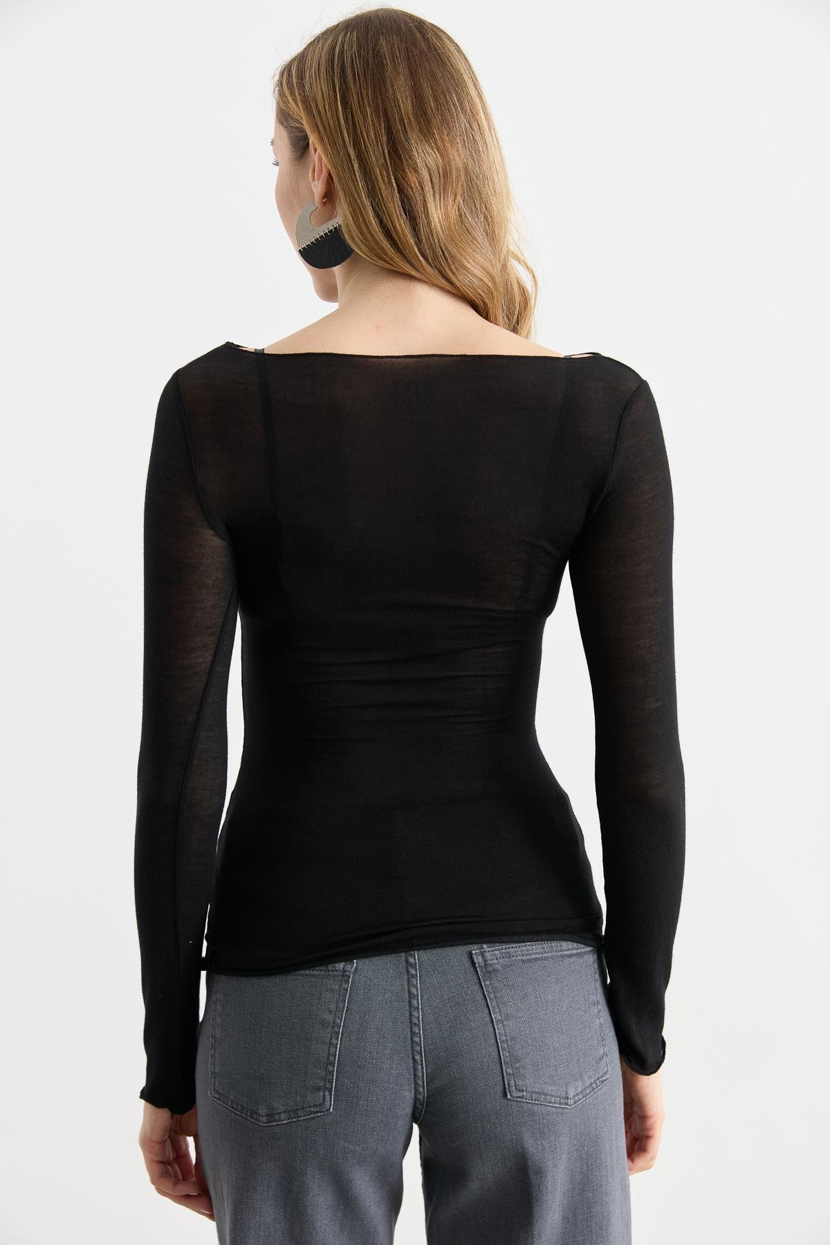 16641 ACIK YAKA TSHIRT