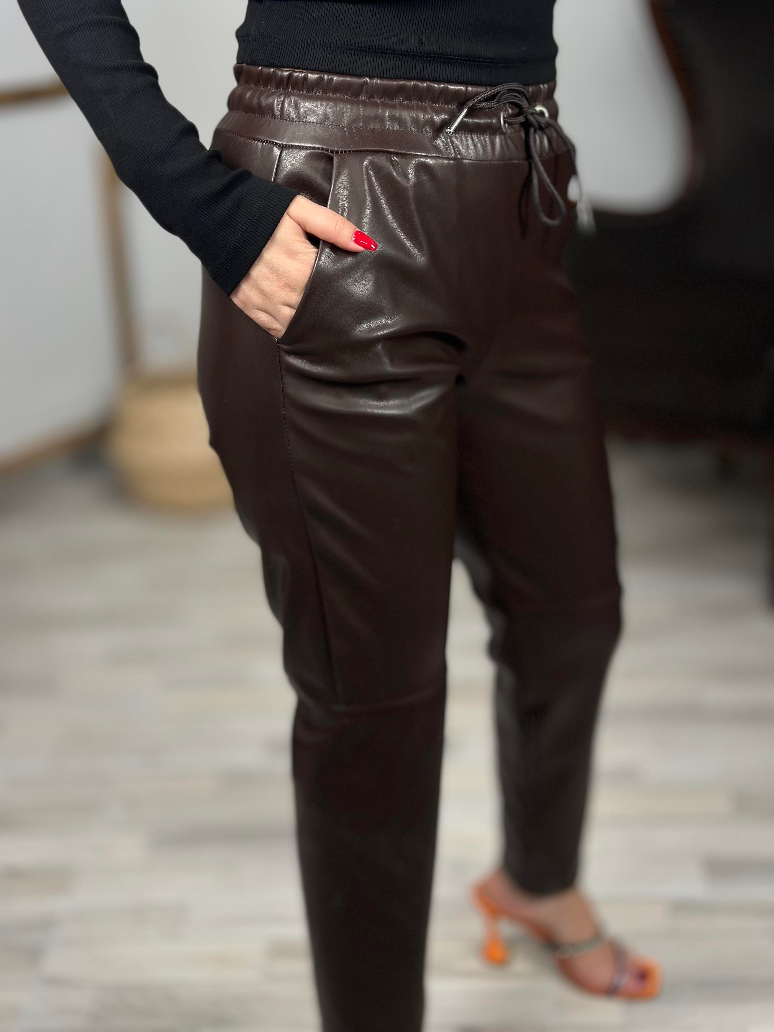 22022 CIMALI DERI PANTOLON