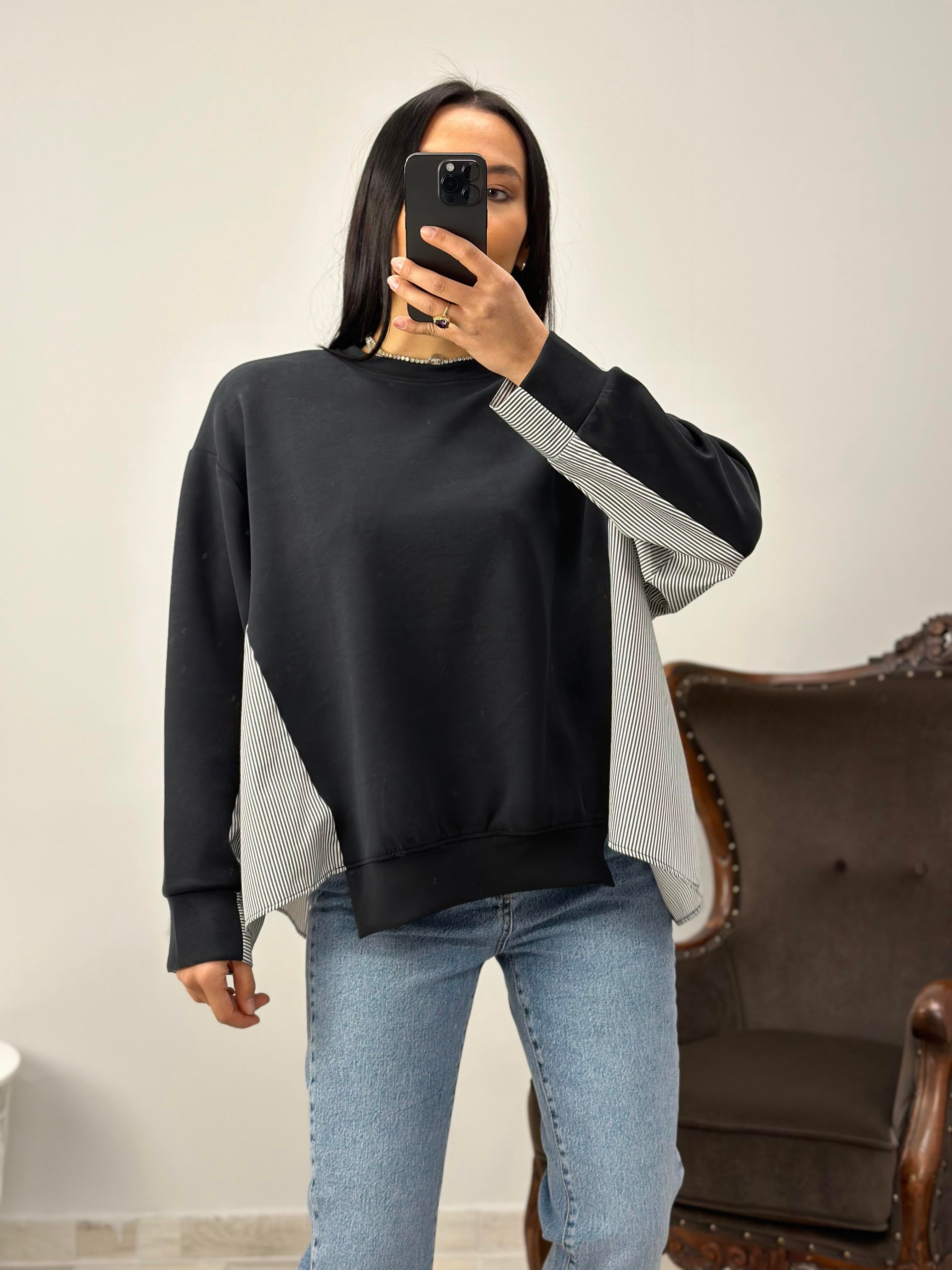 233088 POPLIN GARNILI MODAL SWEAT