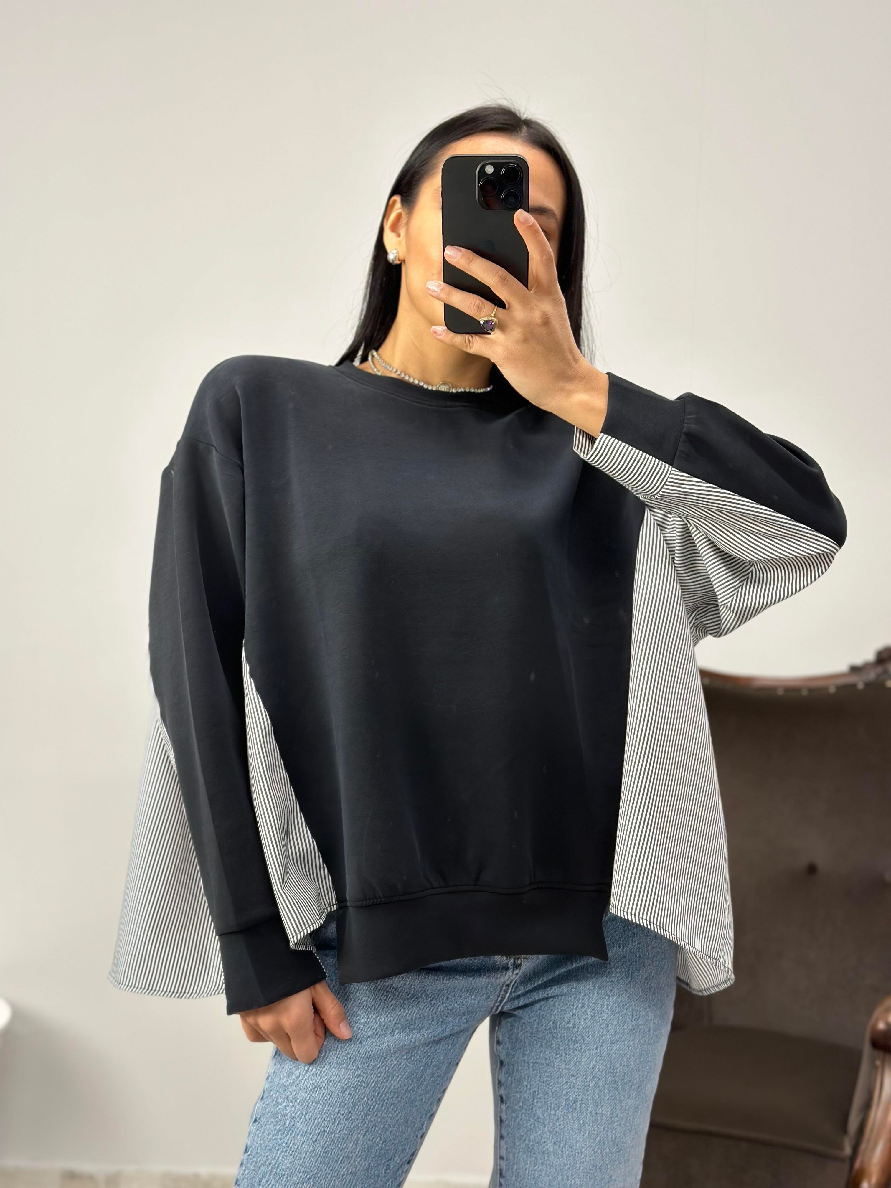 233088 POPLIN GARNILI MODAL SWEAT