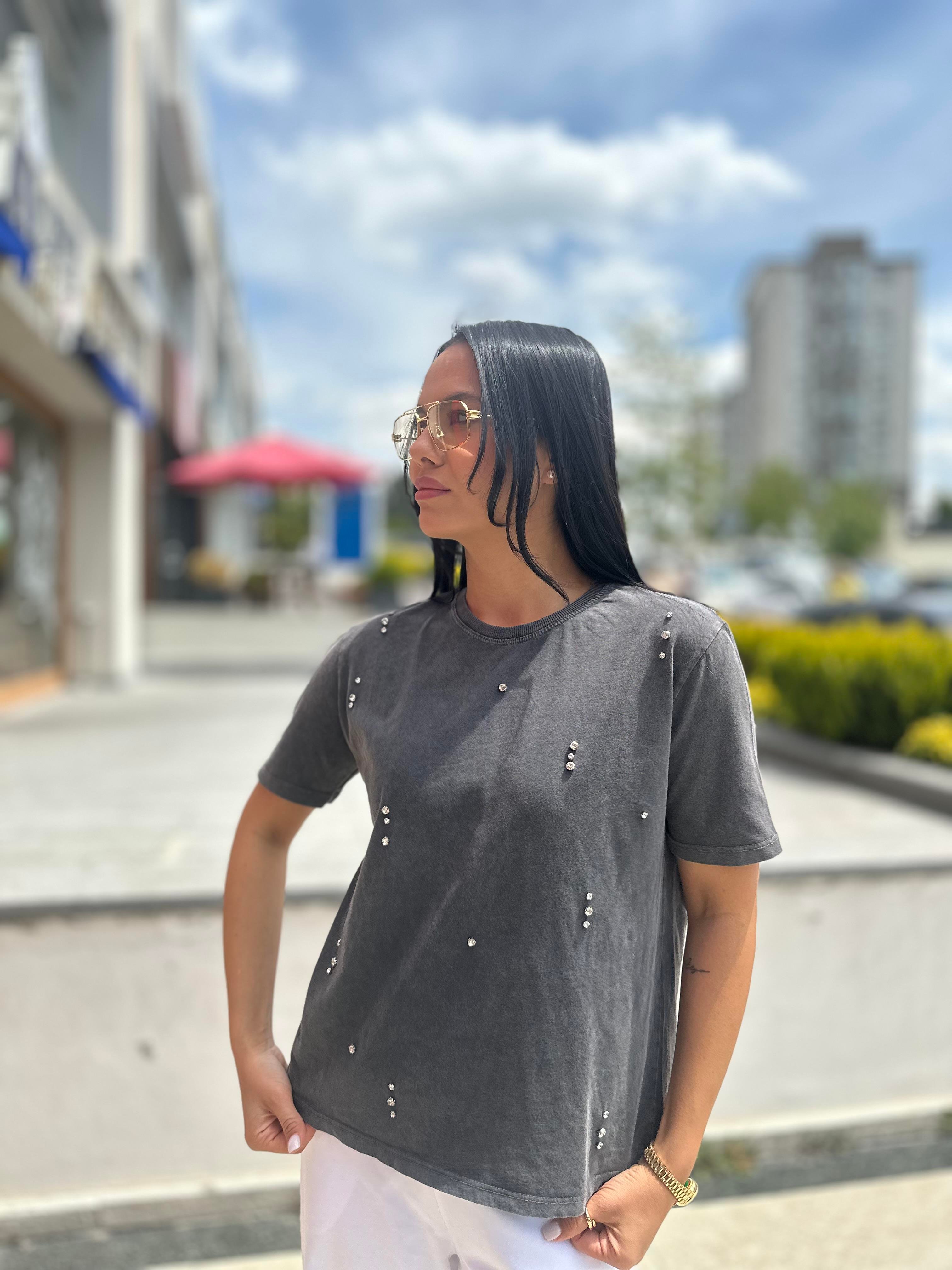 241038 OVERSIZE TASLI TSHIRT