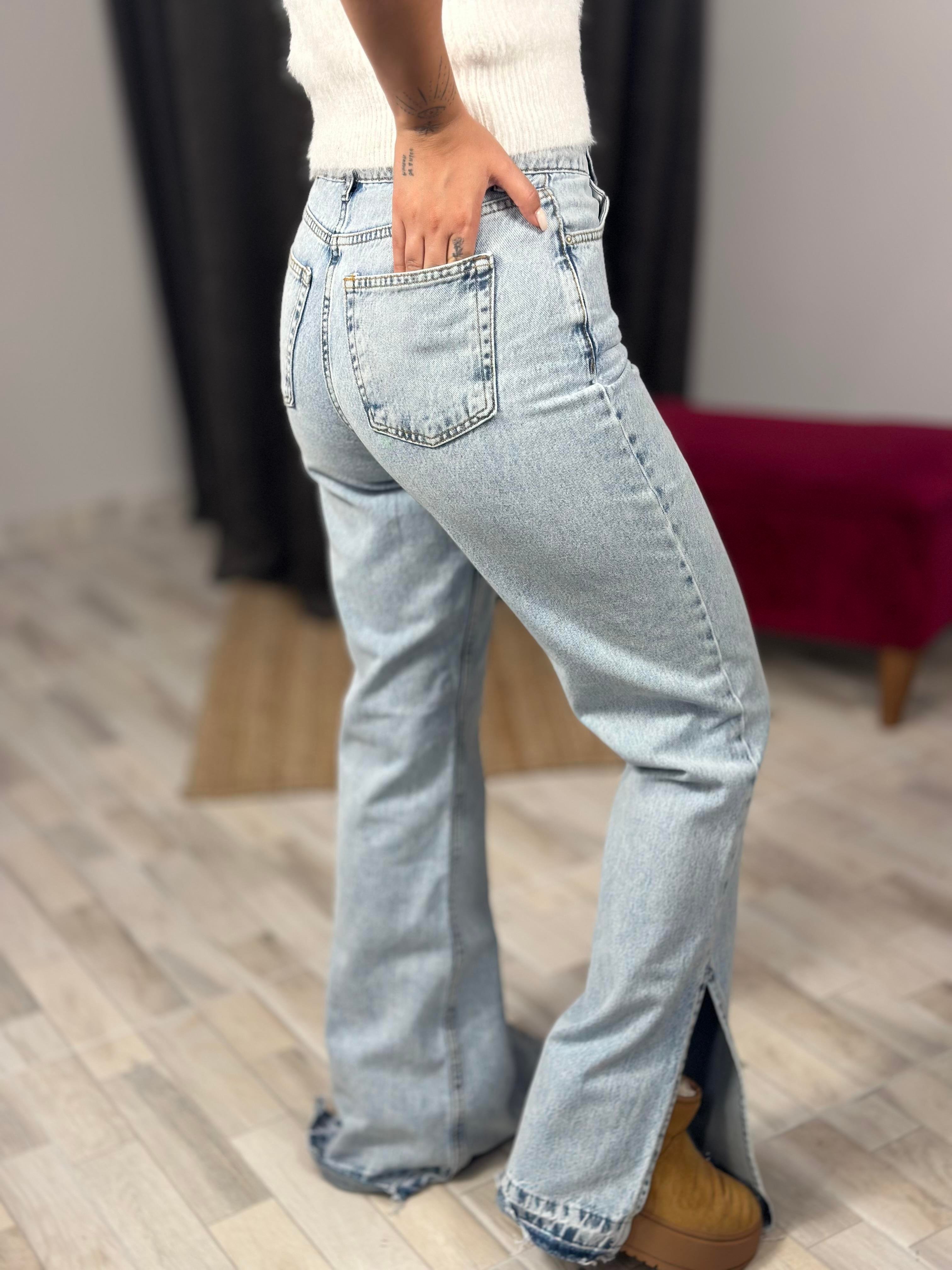 24603 YAN YIRTMACLI PANTOLON