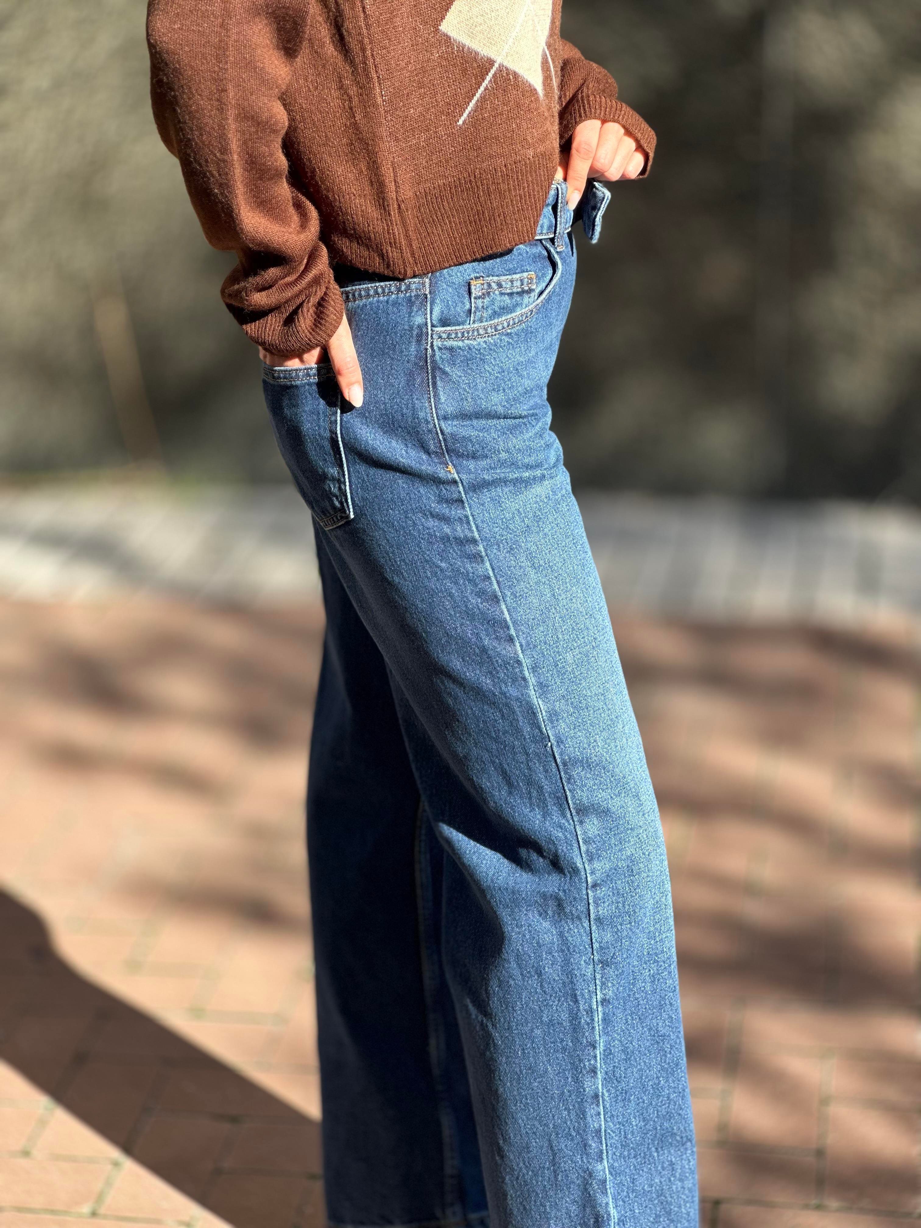 25769 KEMERLI VE FERMUARLI KOT PANTOLON