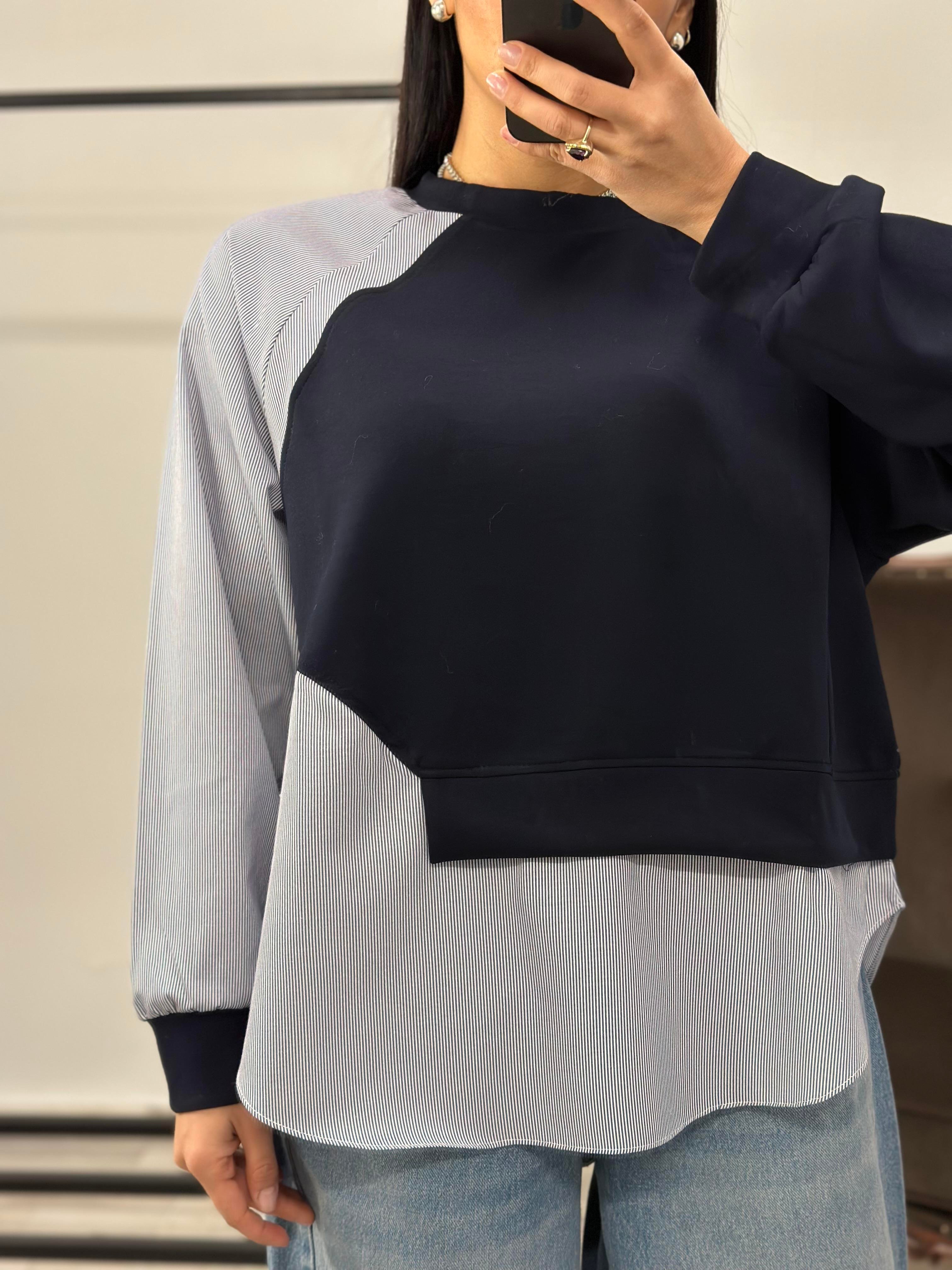 2845 YANI POPLIN SWEAT