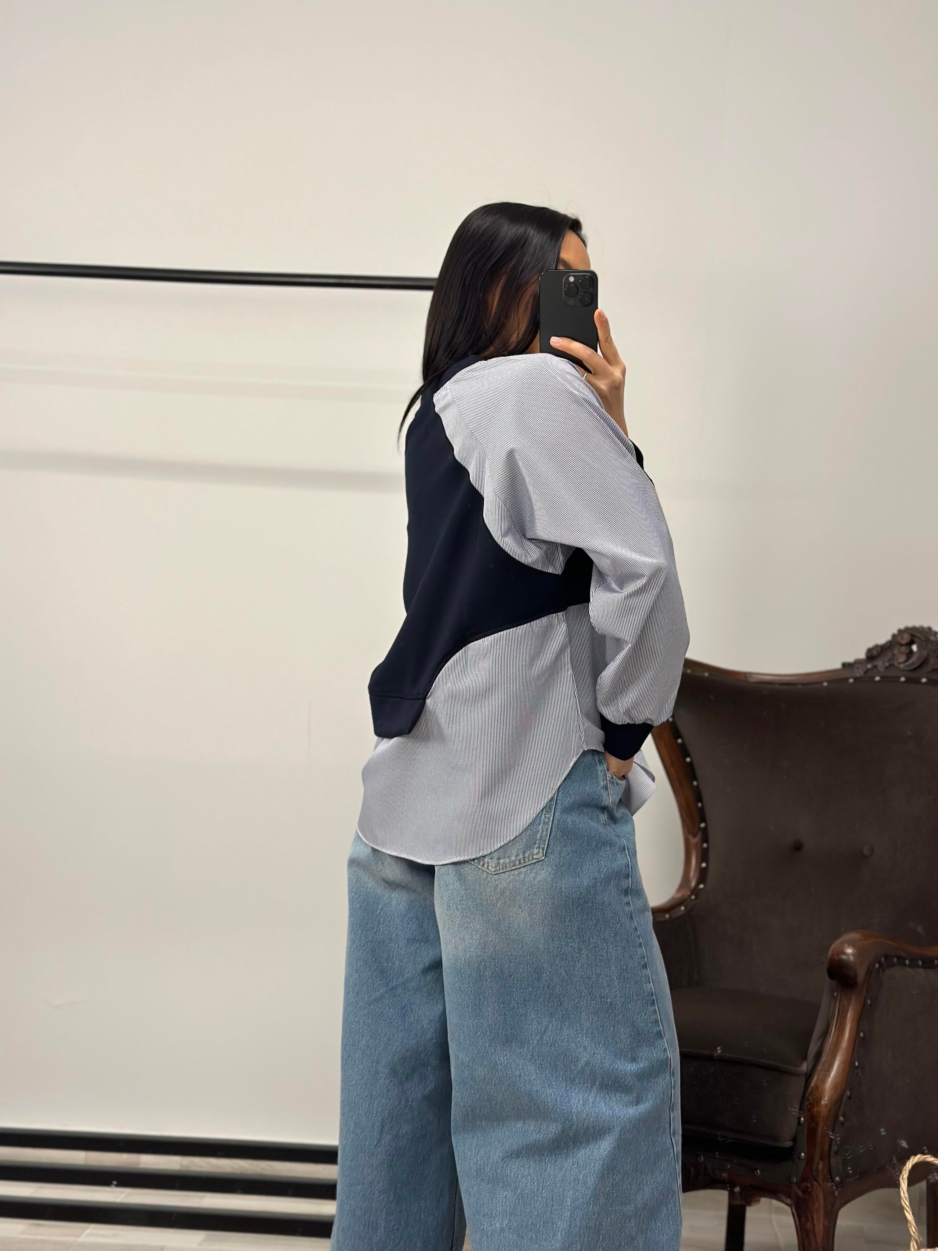 2845 YANI POPLIN SWEAT