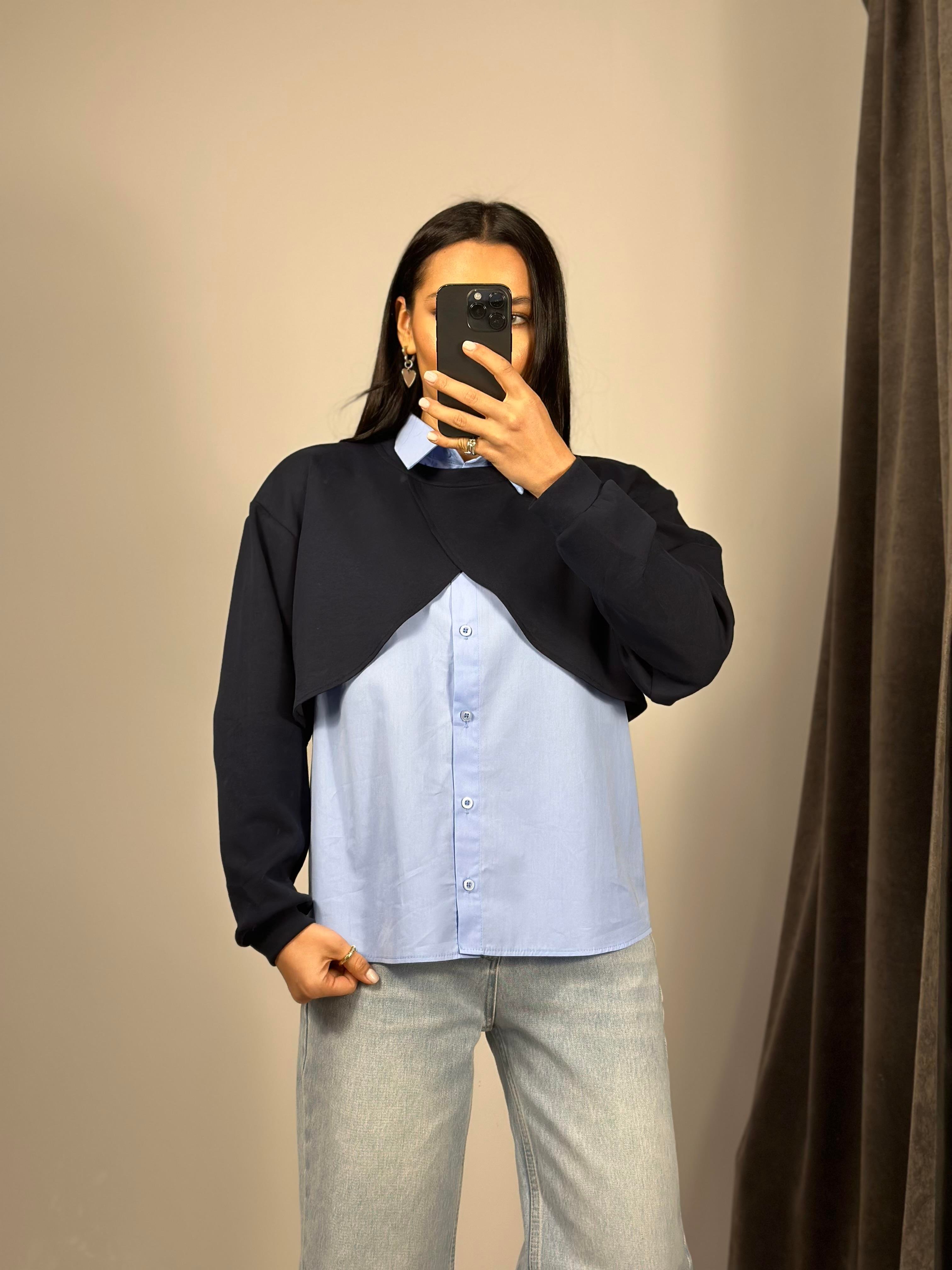 2873 BOLERO DETAYLI GOMLEK
