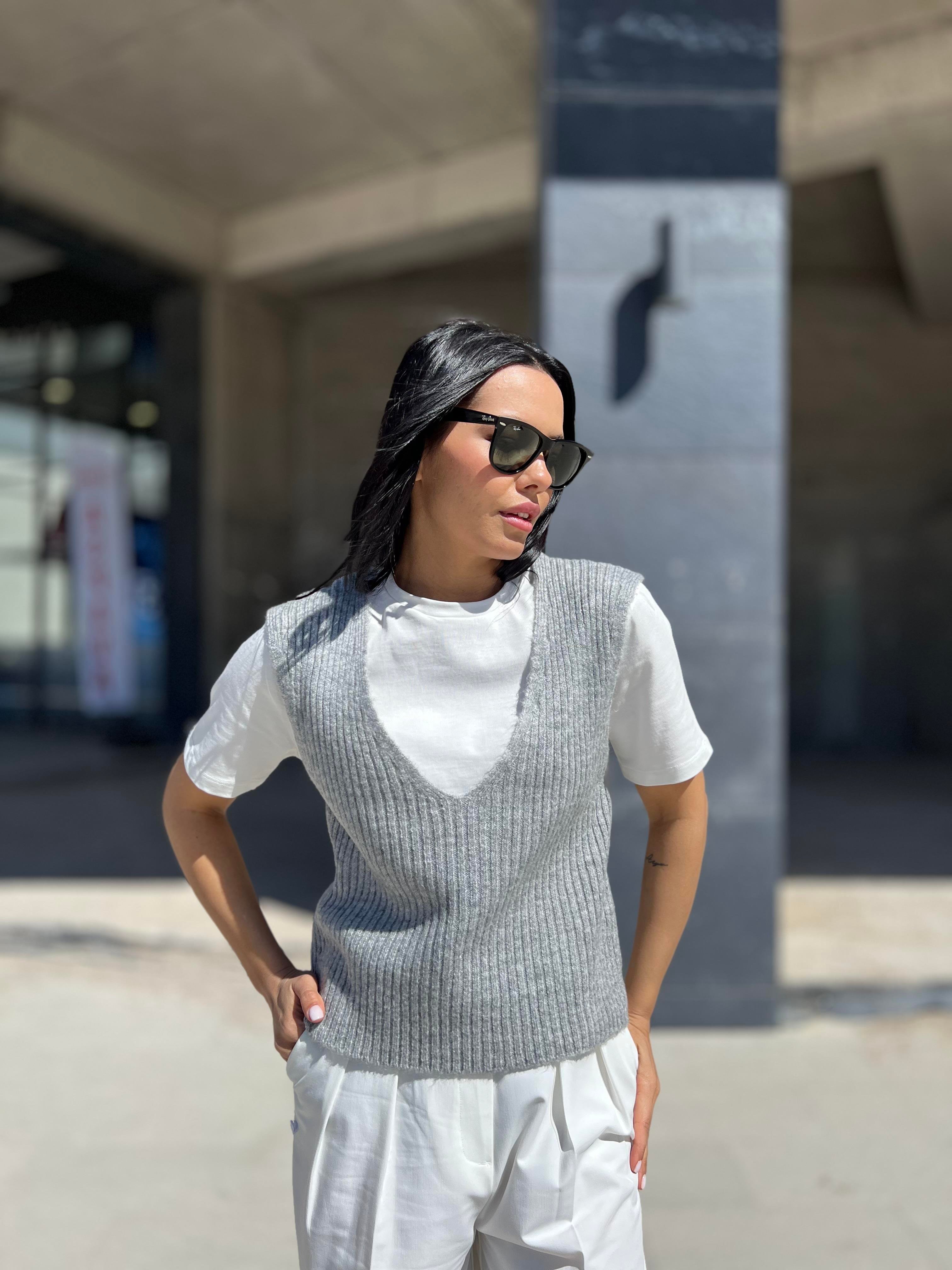 2908 SUVETER DETAYLI TSHIRT