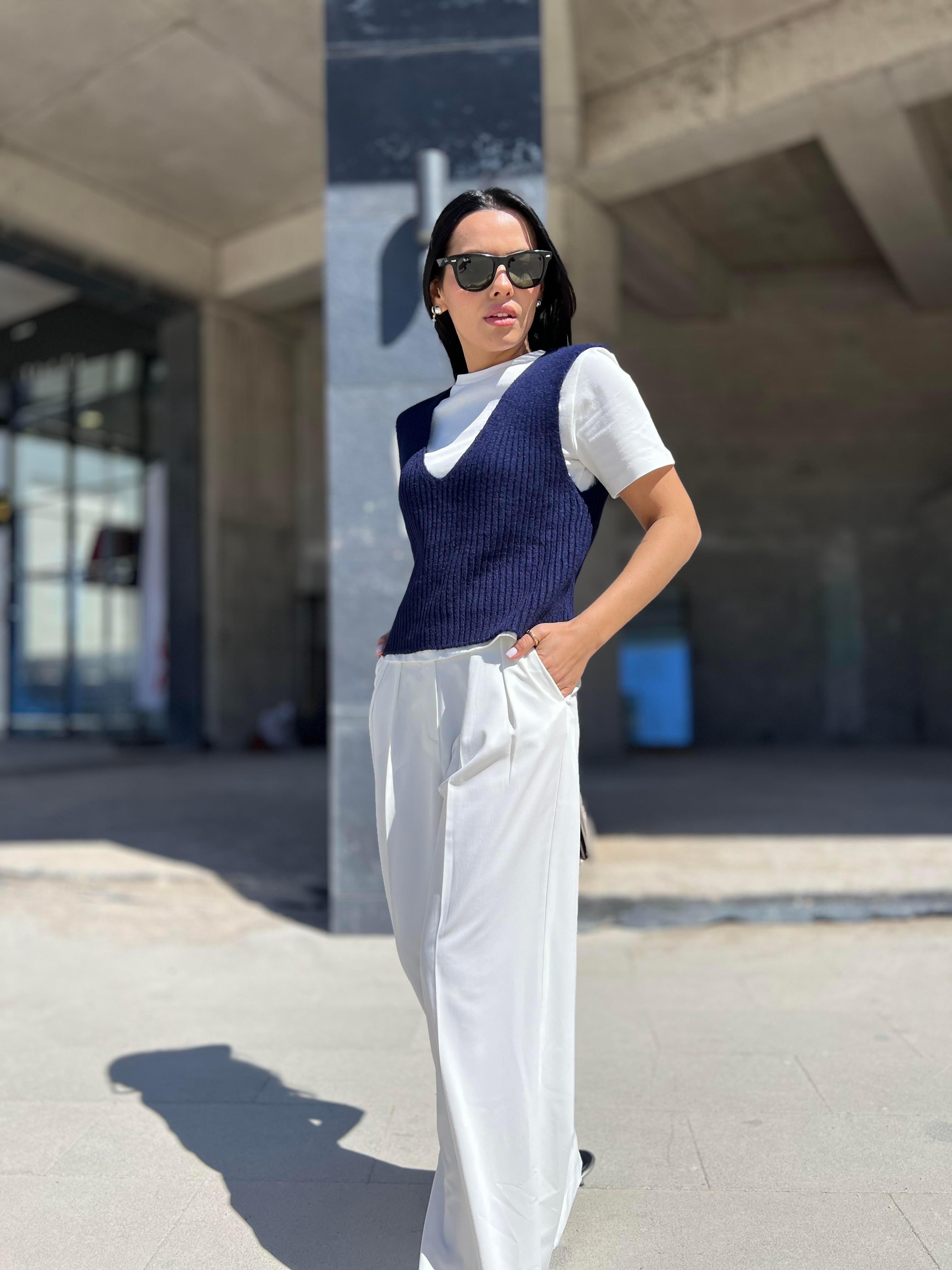 2908 SUVETER DETAYLI TSHIRT