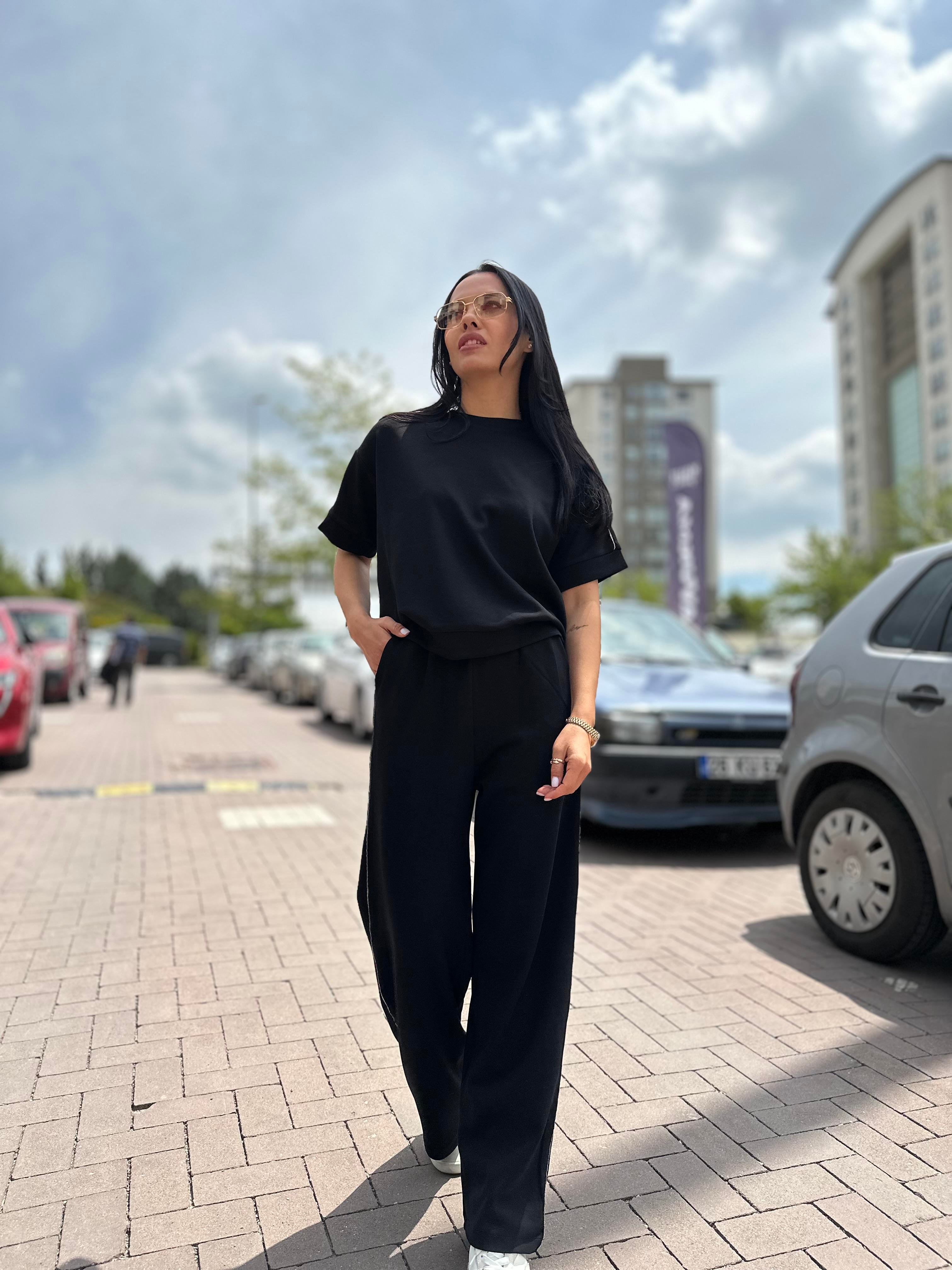 2918 KOLLARI ZINCIR DETAYLI MODAL TAKIM