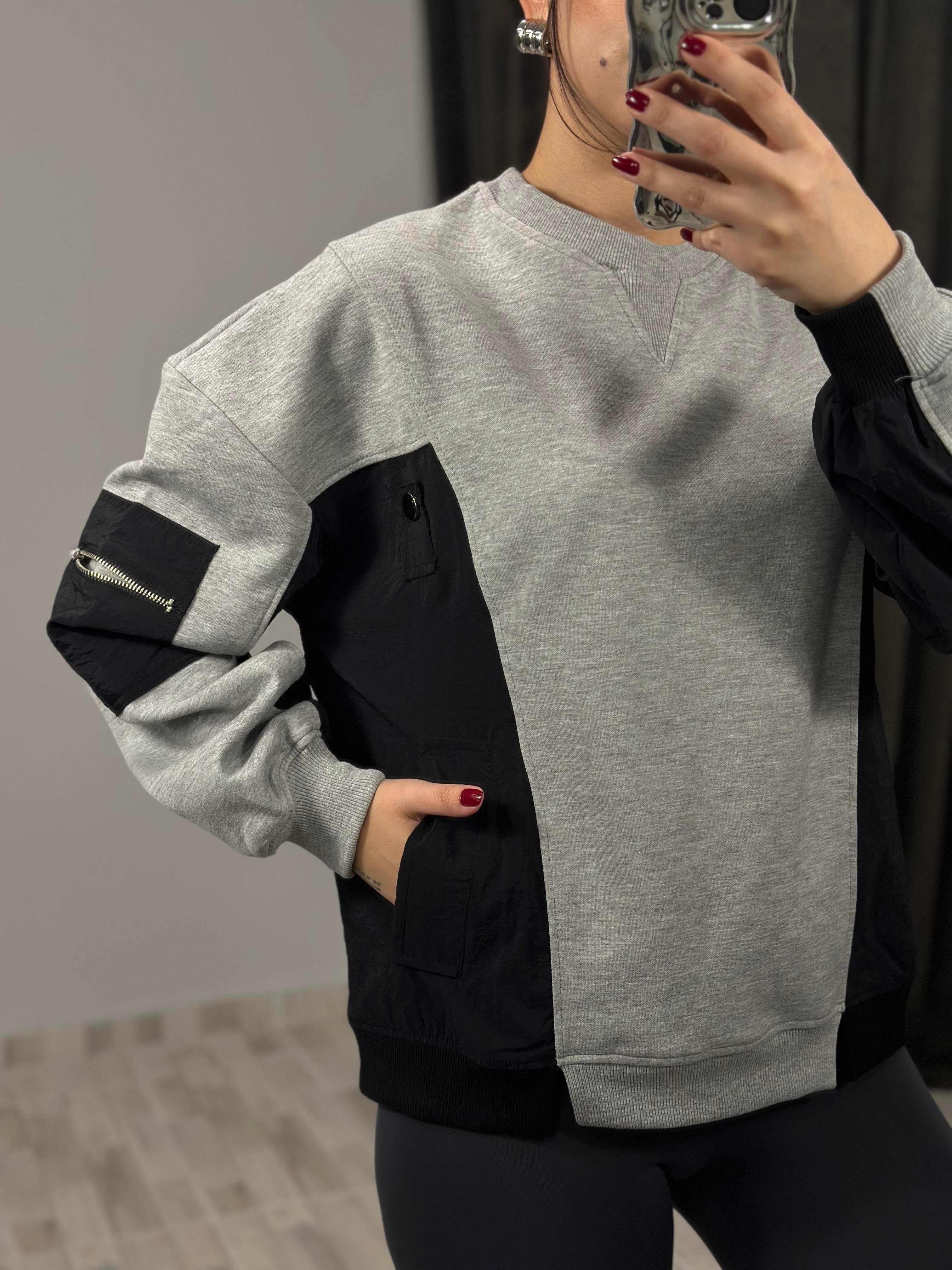 2984 TEKNIK KUMAS MIX INTERLOCK SWEAT