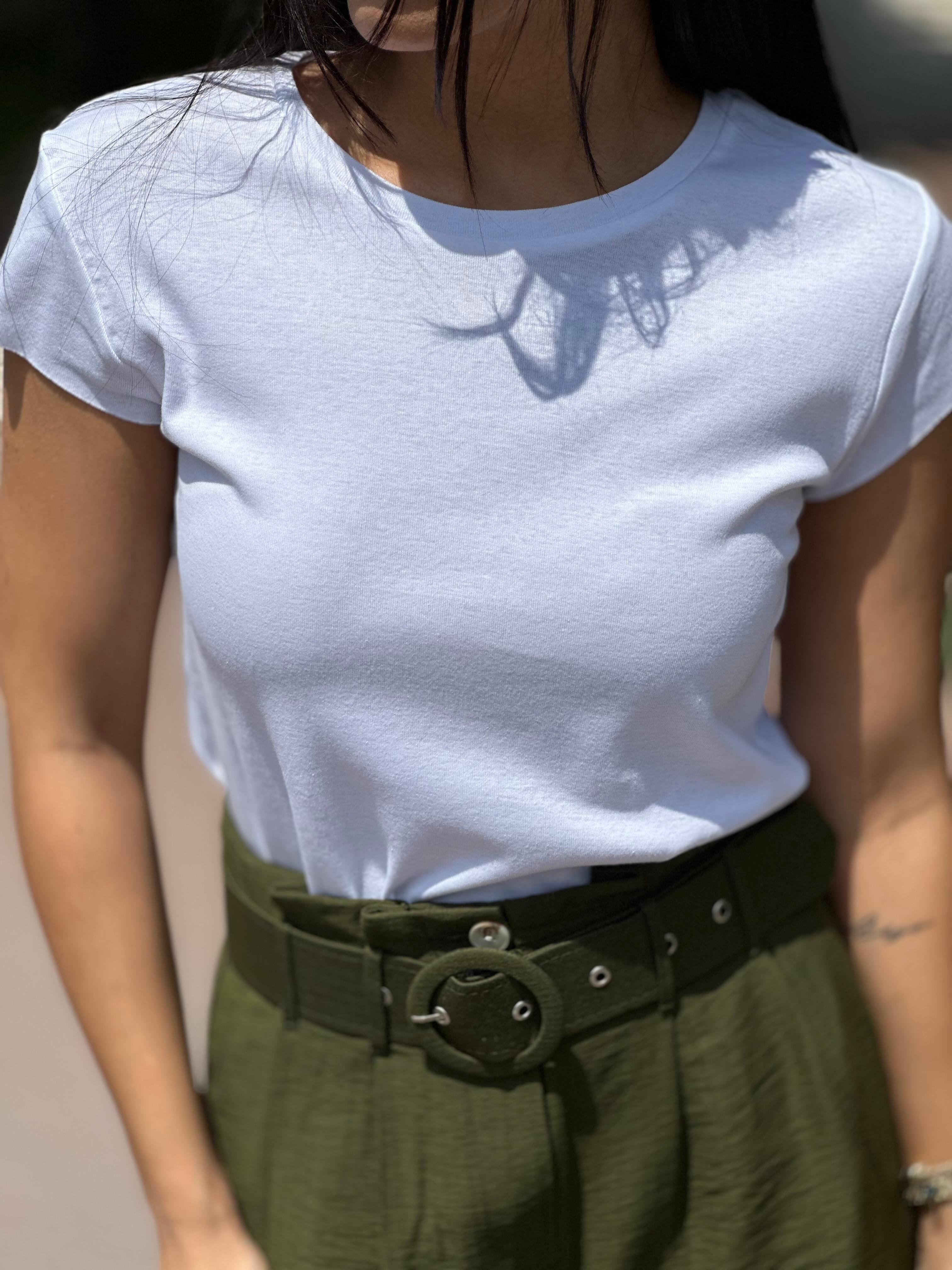 30719 BISIKLET YAKA TSHIRT