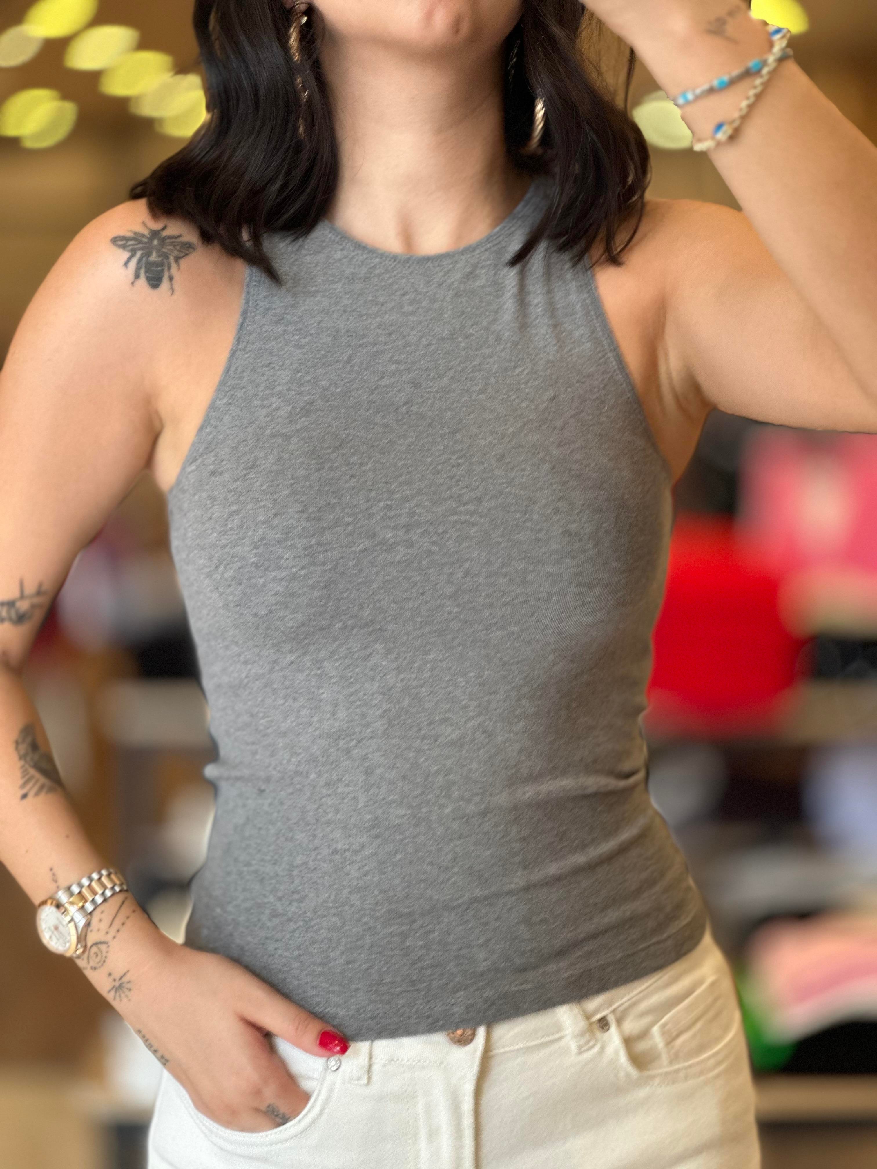 30997 HALTER YAKA TOP