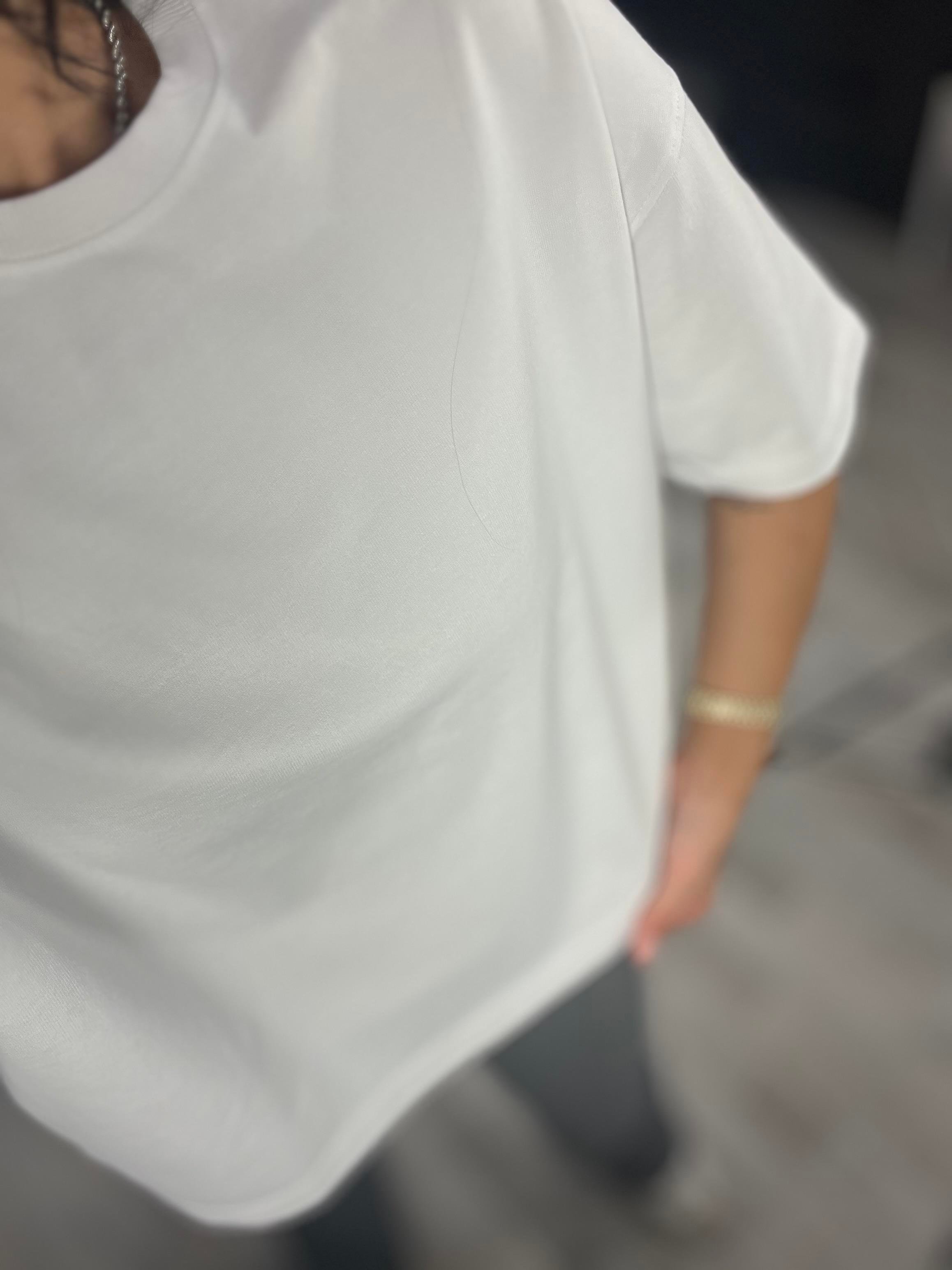 31017 KISA KOLLU PAMUKLU TSHIRT