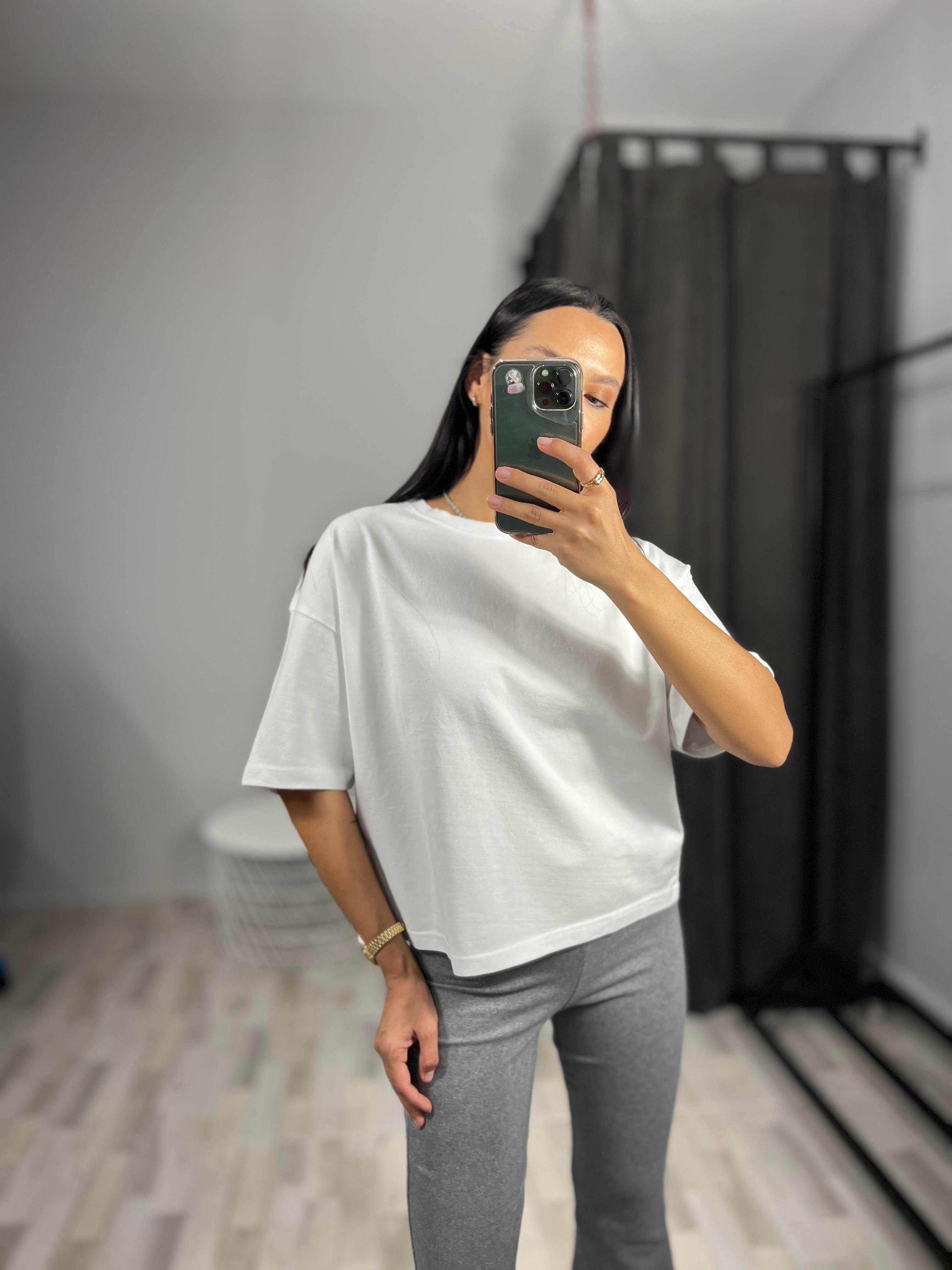 31017 KISA KOLLU PAMUKLU TSHIRT
