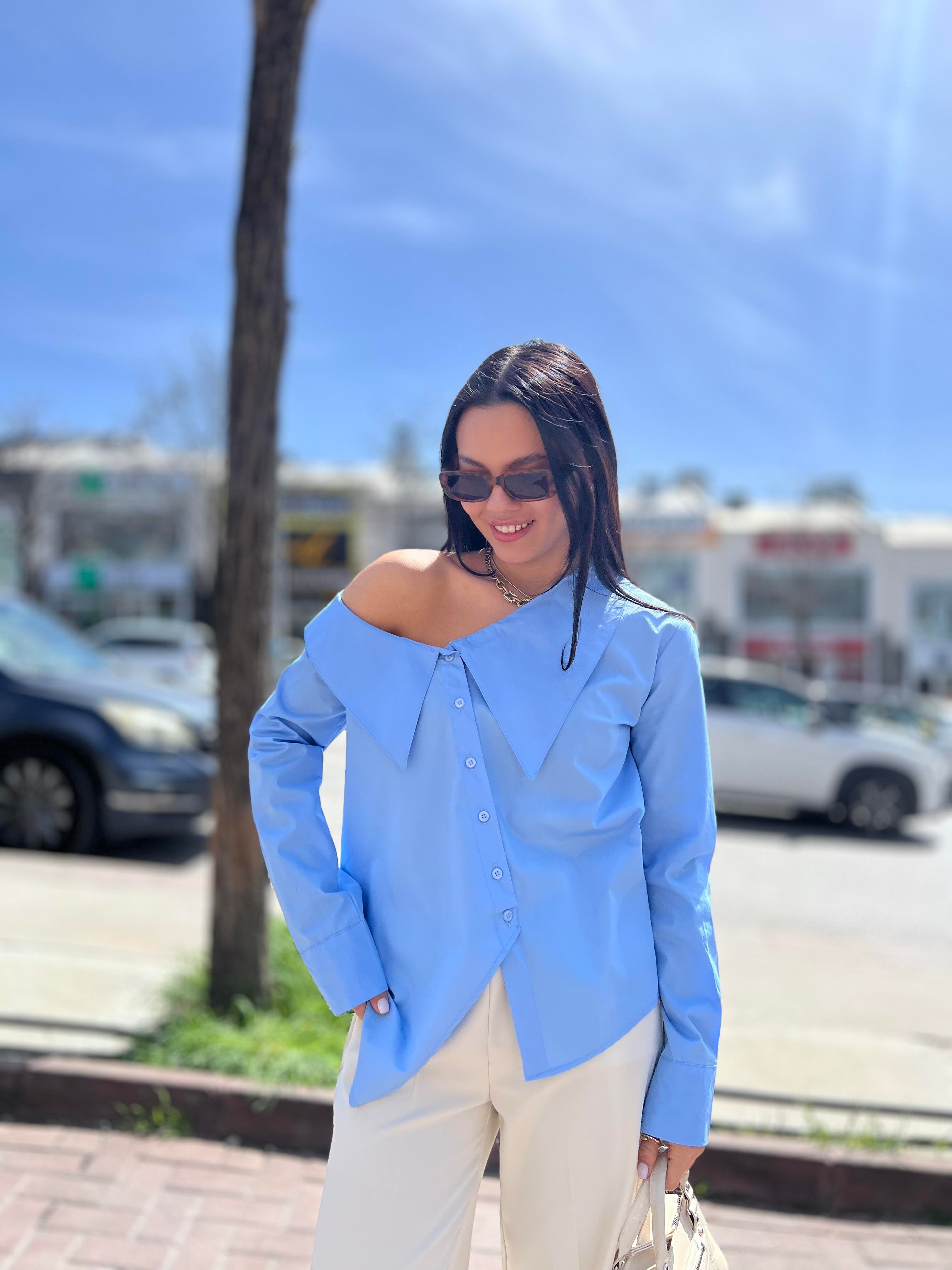 3102 ASIMETRIK GOMLEK