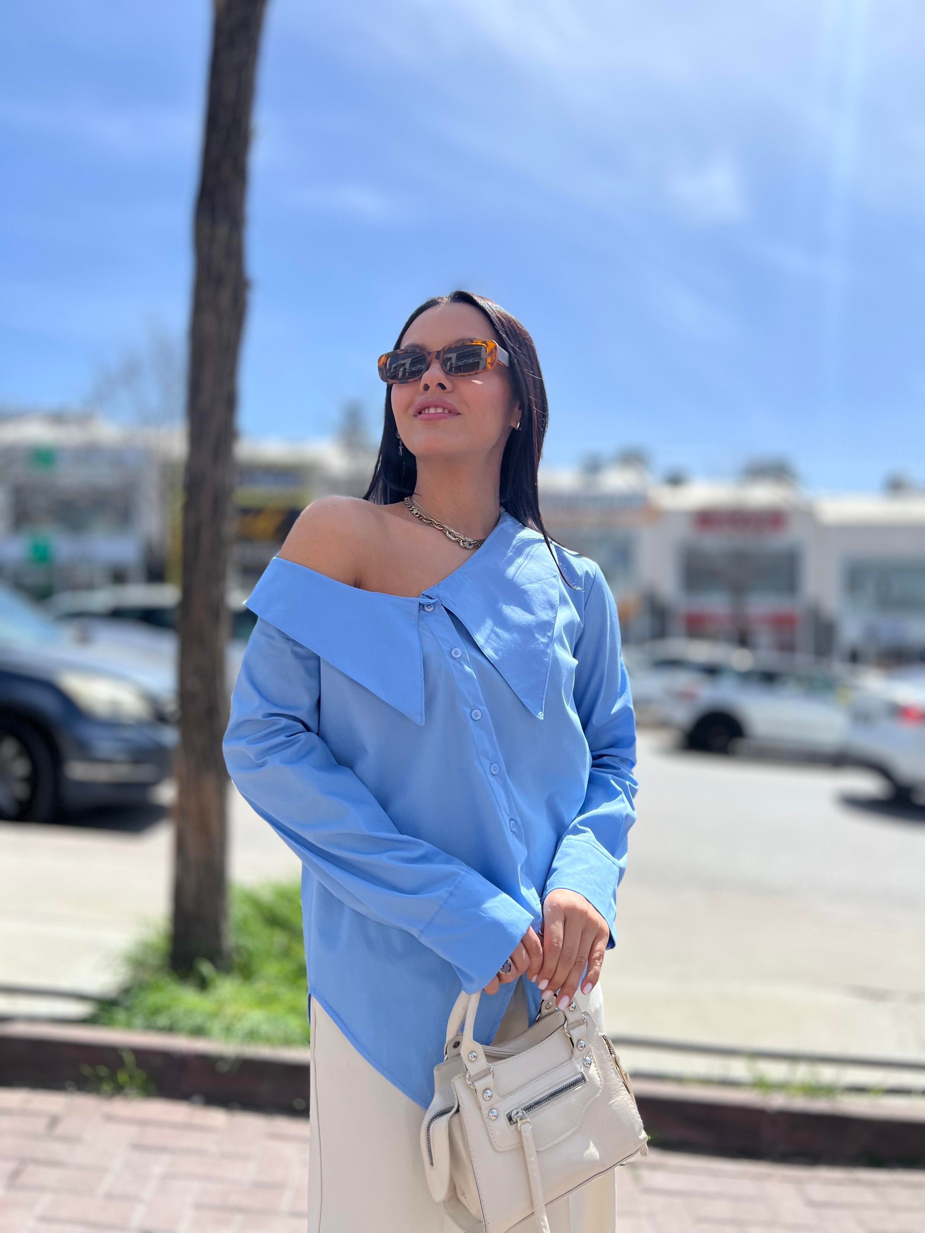 3102 ASIMETRIK GOMLEK