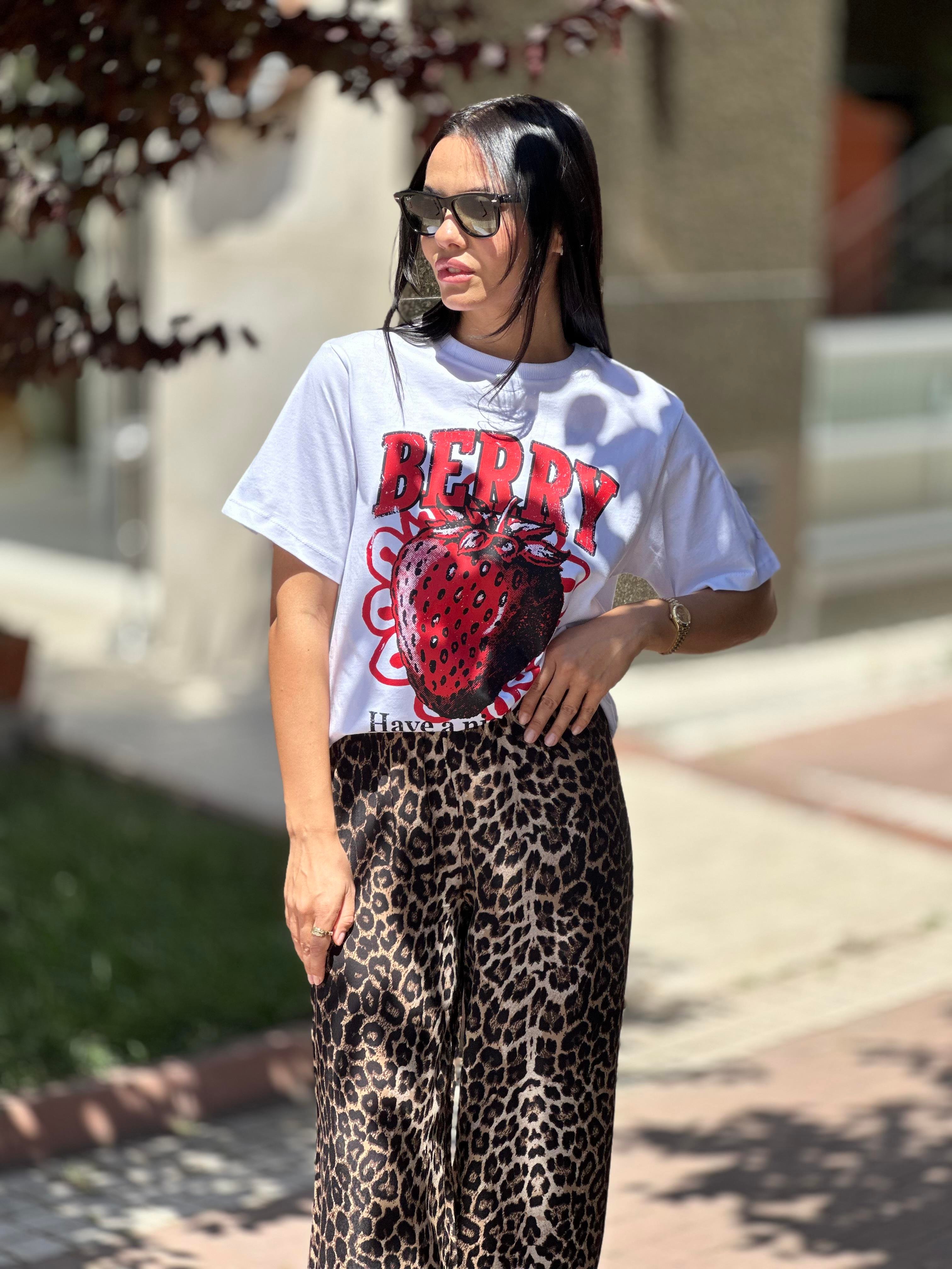 31064 BASKLI BISIKLET YAKA TSHIRT