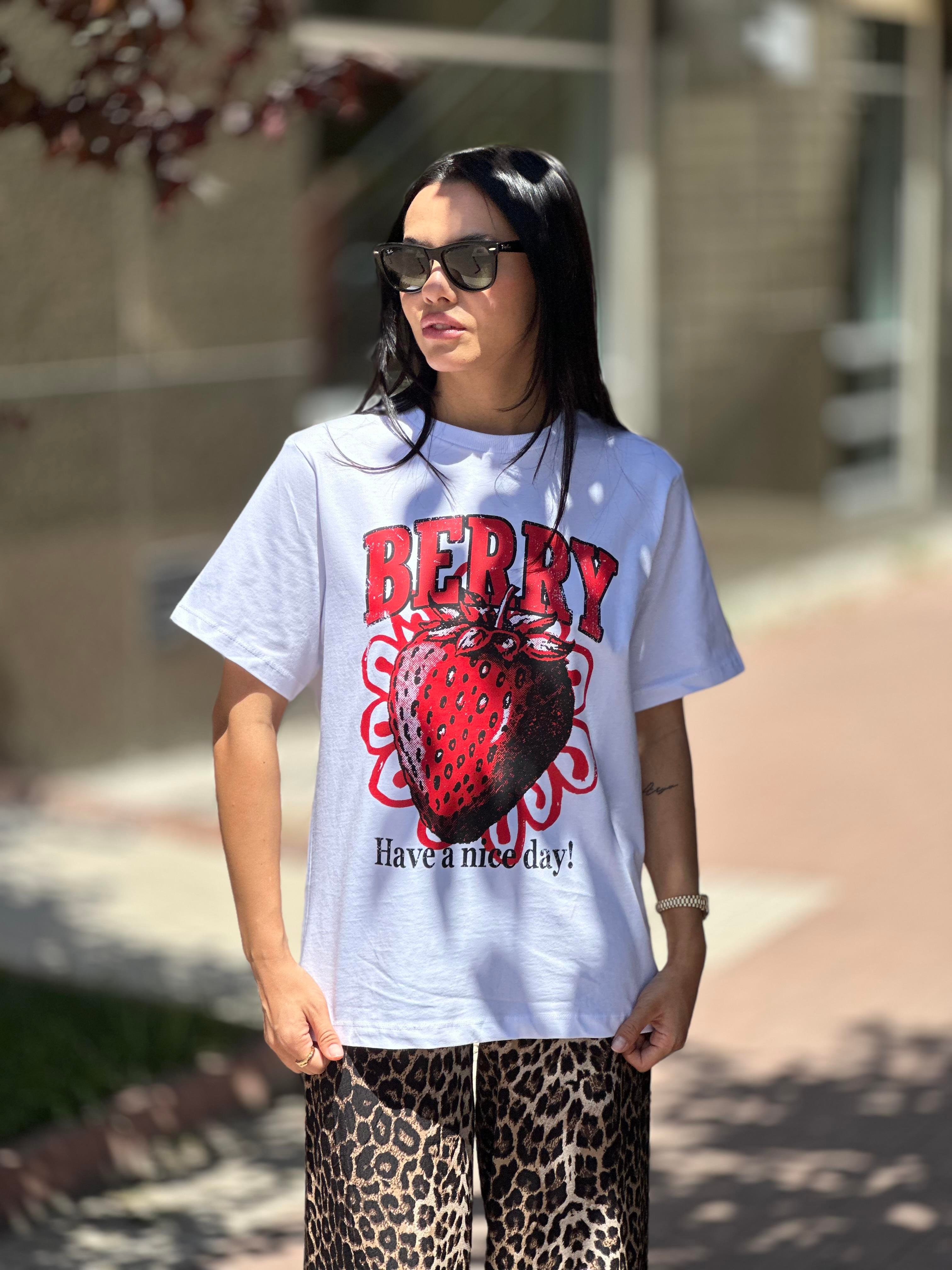 31064 BASKLI BISIKLET YAKA TSHIRT
