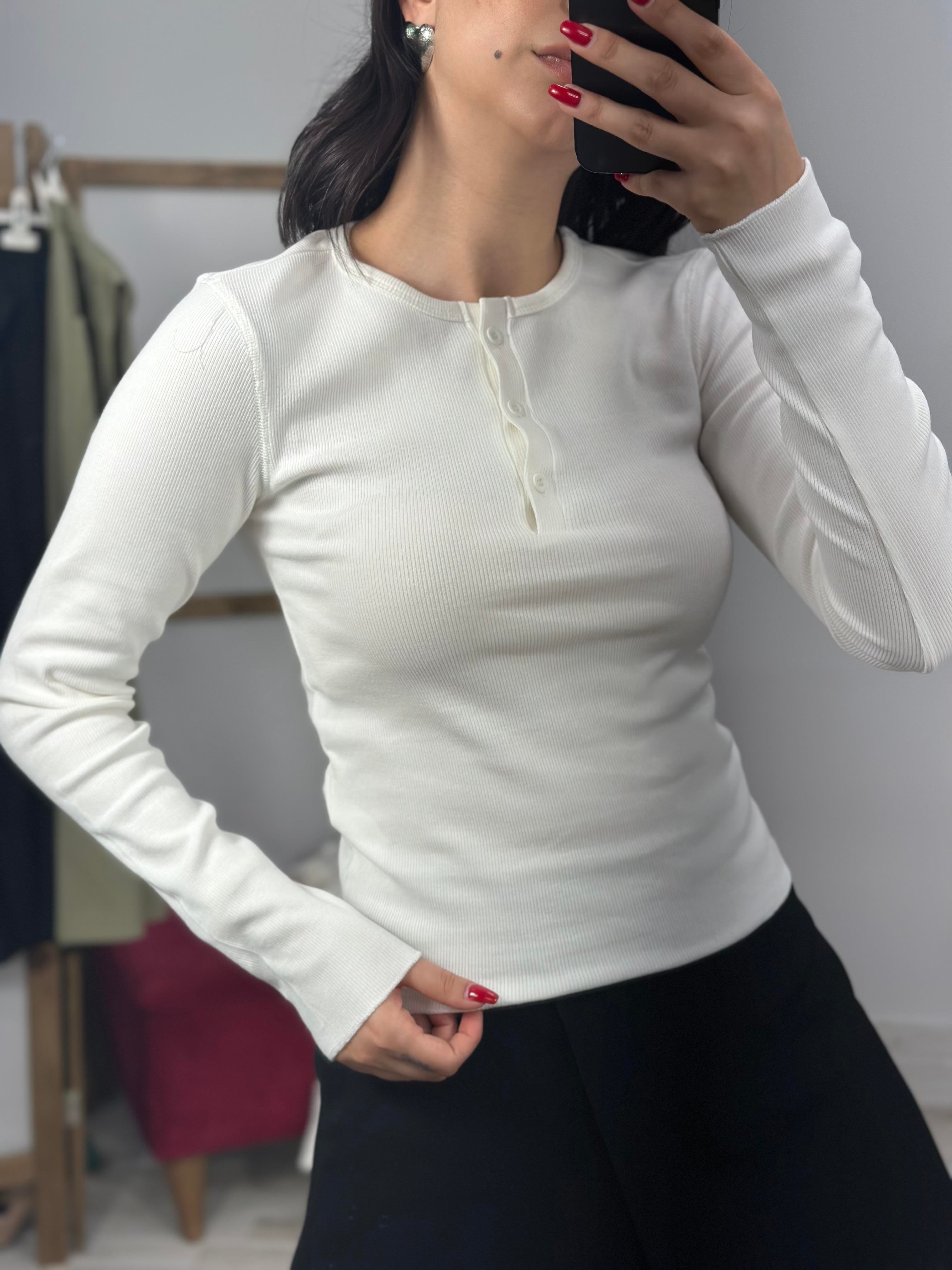 3272 ONU DUGMELI KASKORSE BLUZ