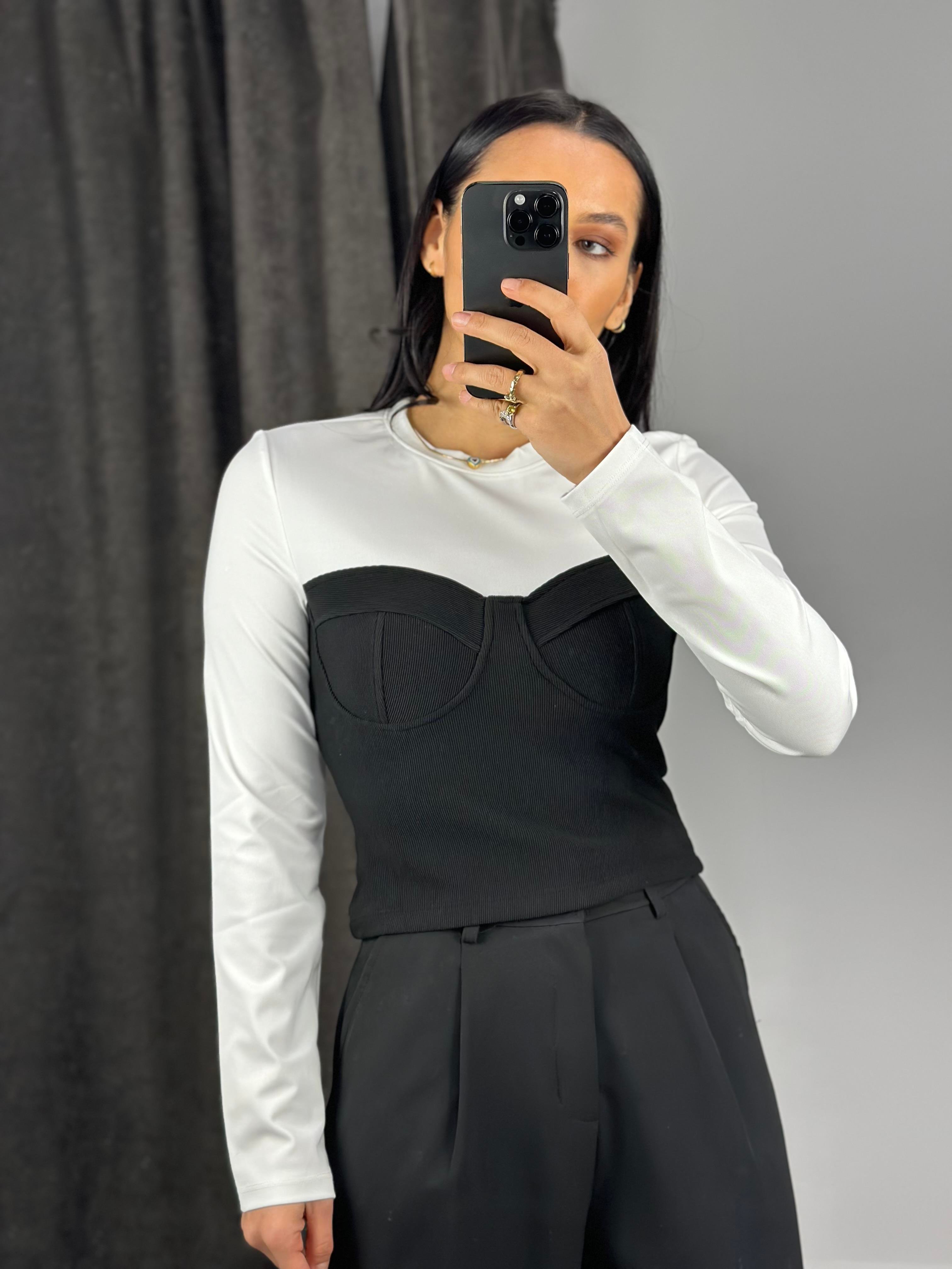 34070 BUSTIYER GORUNUMLU BLUZ