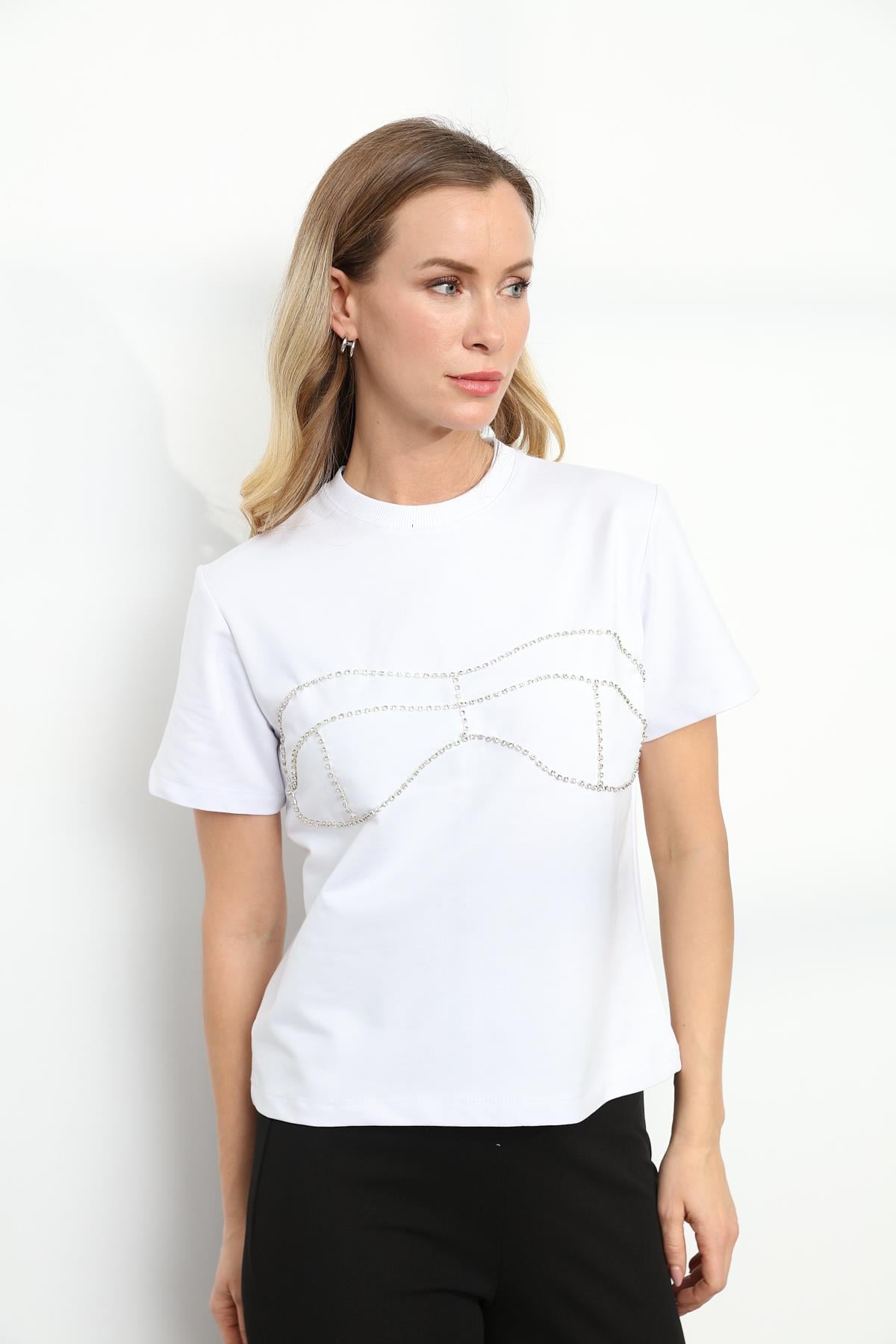 34127 ONU TASLI BASIC TSHIRT