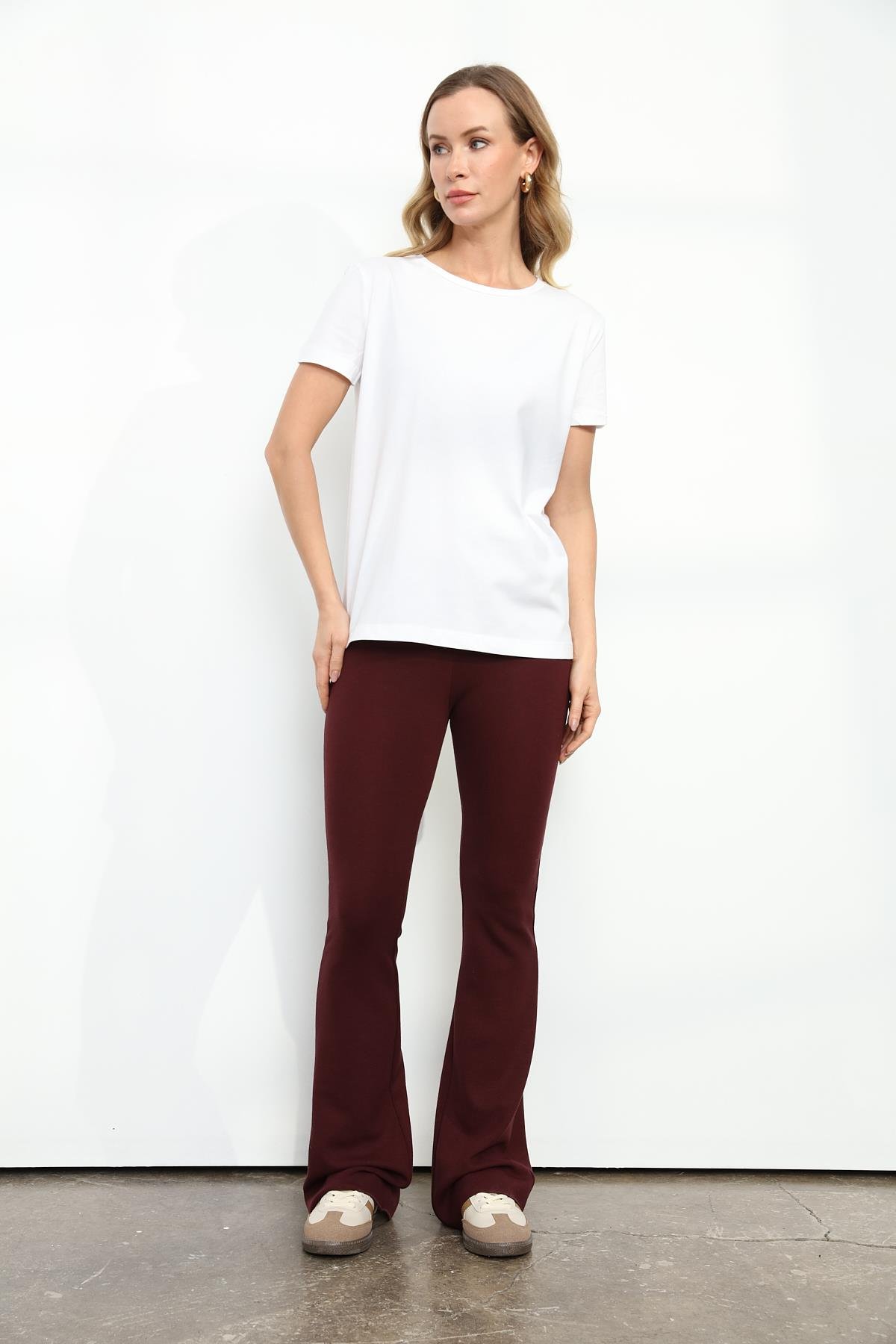 3471 BISIKLET YAKA BASIC TSHIRT
