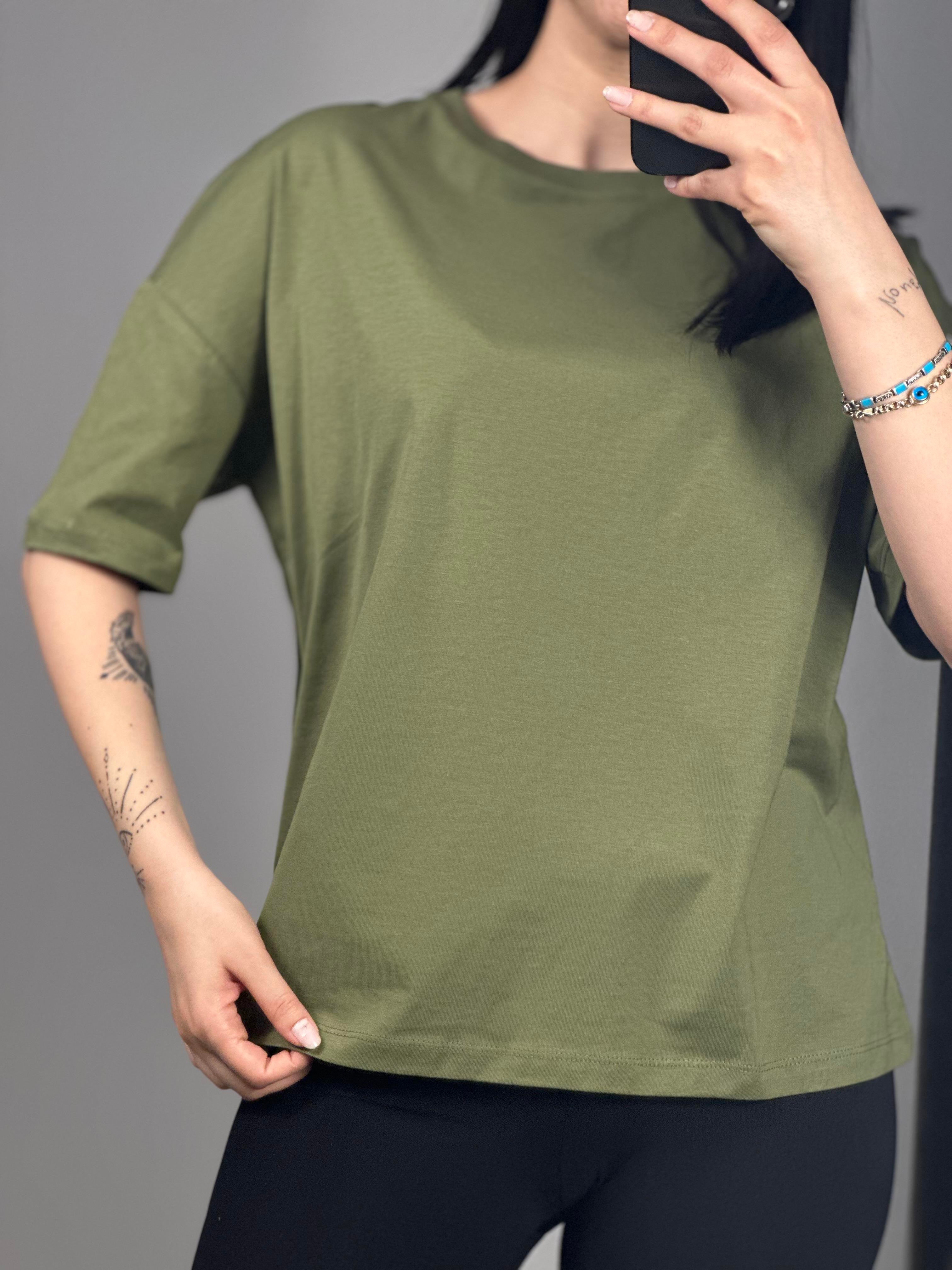 3683 SIFIR YAKA BASIC TSHIRT