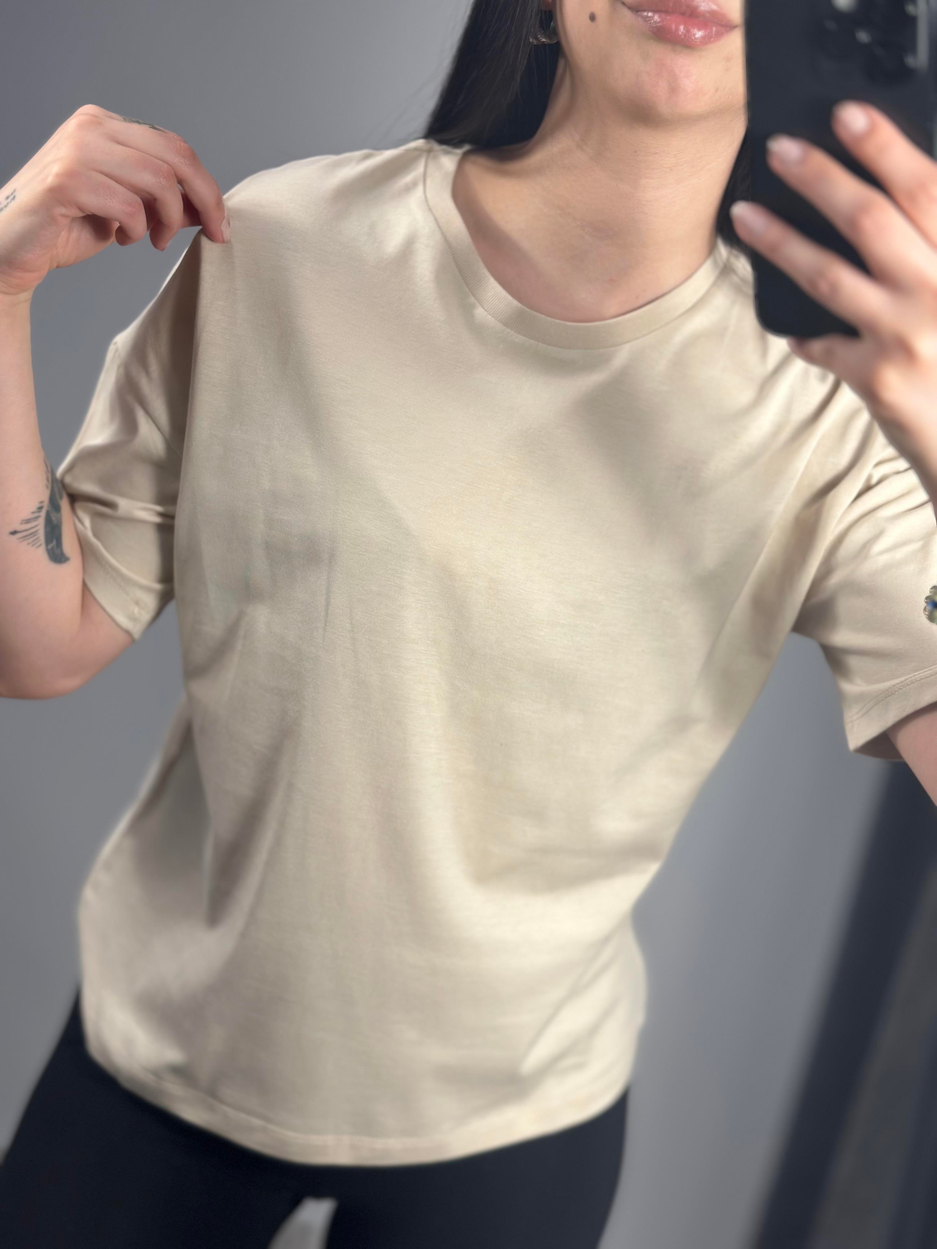 3683 SIFIR YAKA BASIC TSHIRT