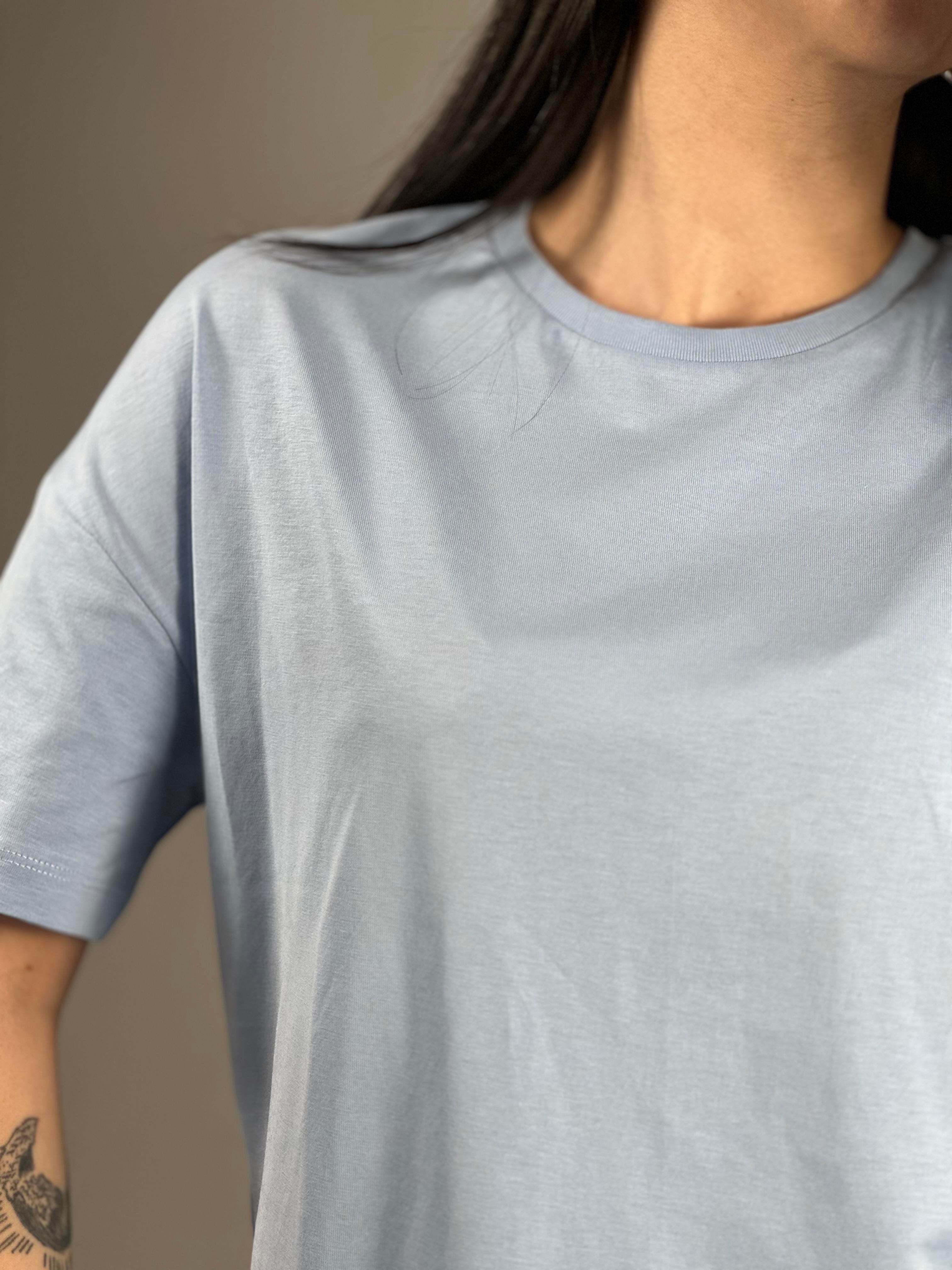 3683 SIFIR YAKA BASIC TSHIRT